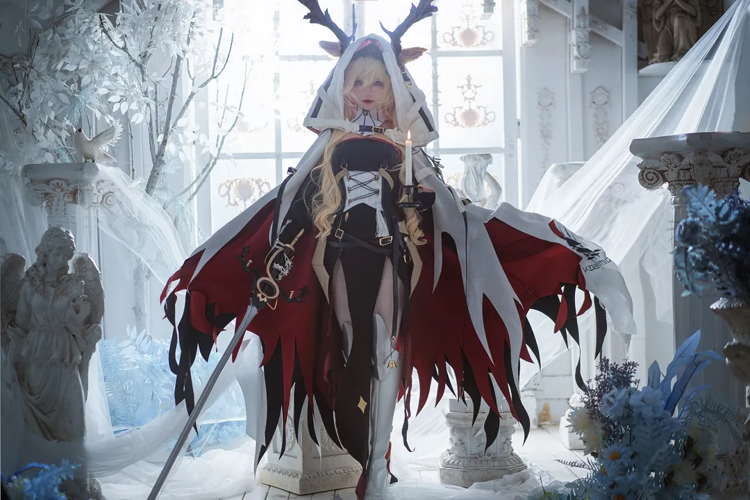 超级小禾儿 烛骑士 薇薇安娜明日方舟 [12P - 123MB] - 高清图片（第10张） - 超级小禾儿