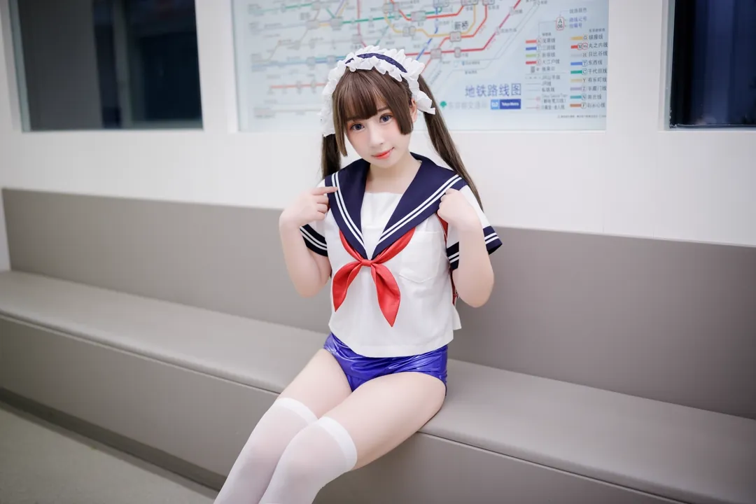 胡桃的朋友圈 (胡桃猫) - 电车痴女 [152P - 2044MB] - 精美图片（第3张）