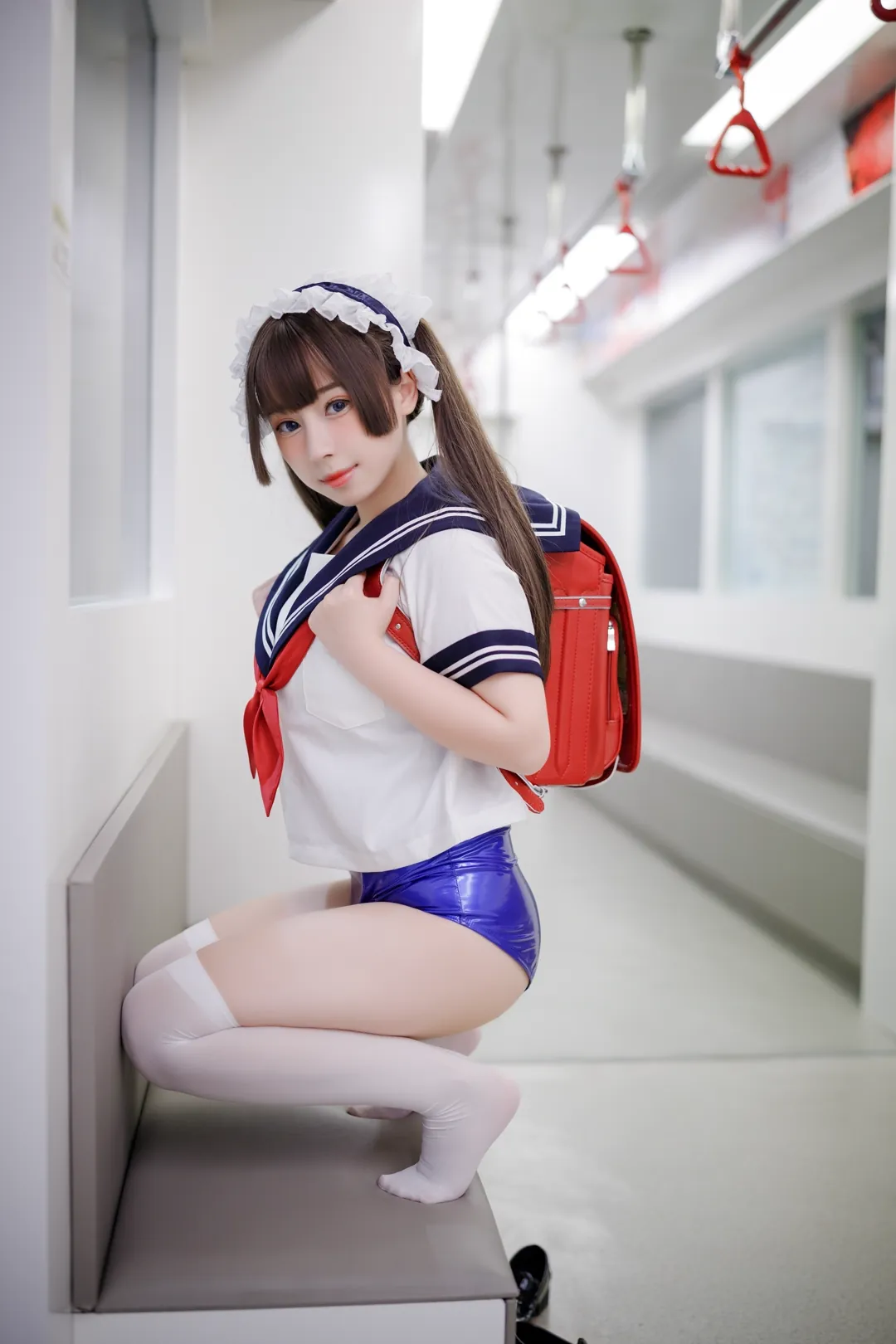 胡桃的朋友圈 (胡桃猫) - 电车痴女 [152P - 2044MB] - 精美图片（第9张）