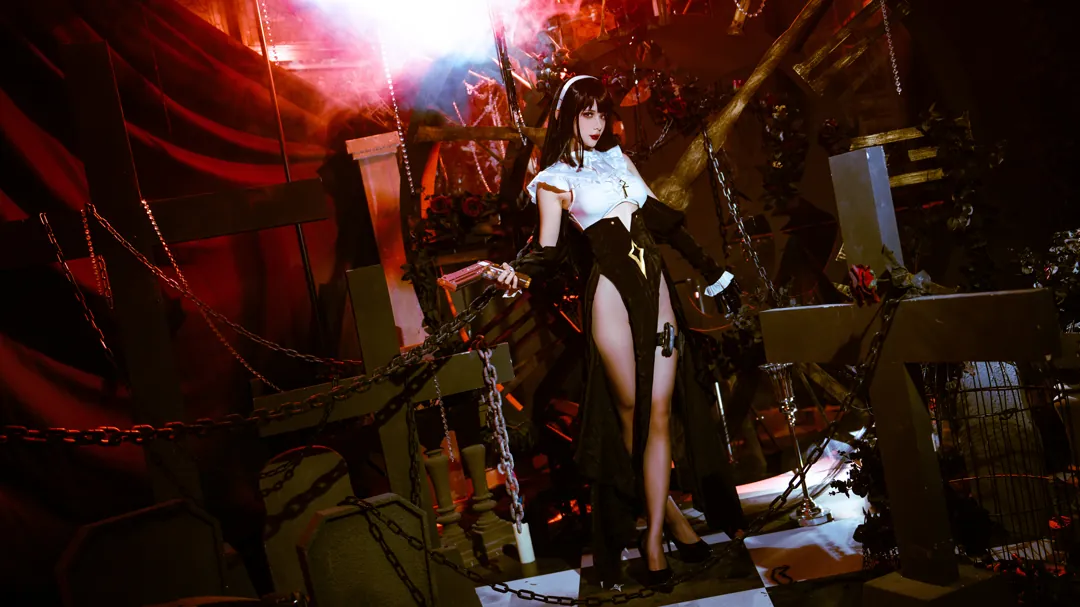 FiHANNA - 万圣节战斗修女 [35P - 1141MB] - 高清图片（第6张）