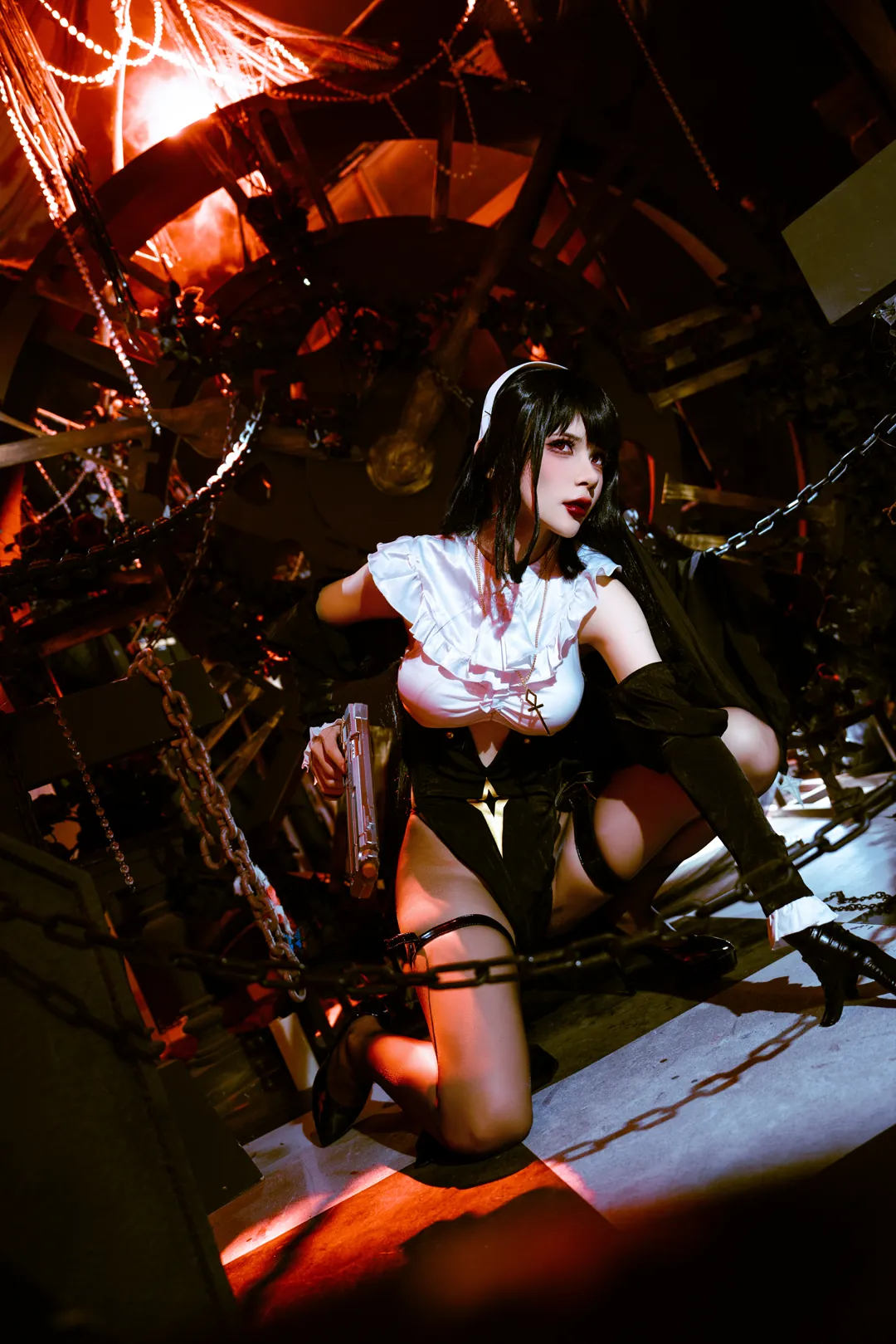 FiHANNA - 万圣节战斗修女 [35P - 1141MB] - 高清图片（第12张）