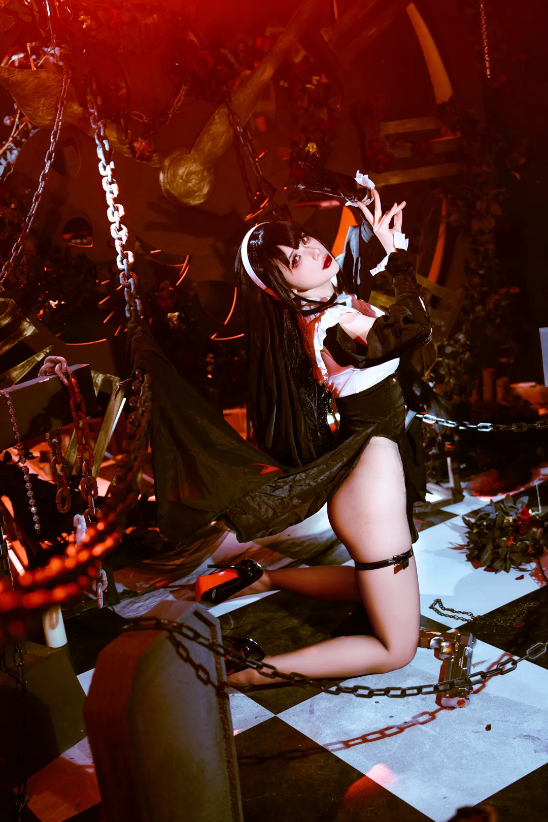 FiHANNA - 万圣节战斗修女 [35P - 1141MB] - 精美图片（第17张）