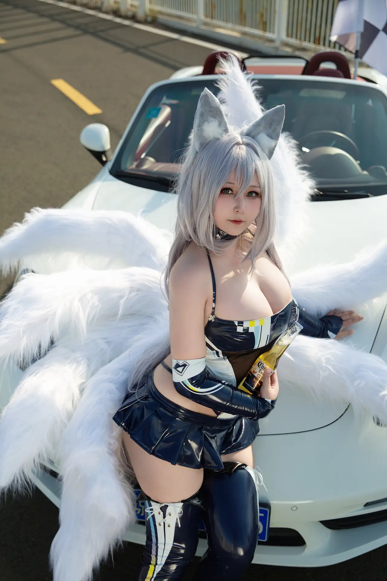[KANEKO_咔喵] [88P+2V - 737MB] 碧蓝航线 - 信浓跑车 - 图片 25