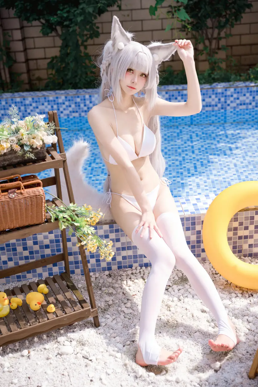 [九柒喵] [29P - 241MB] 碧蓝航线 - 朝凪泳装 - 图片 27