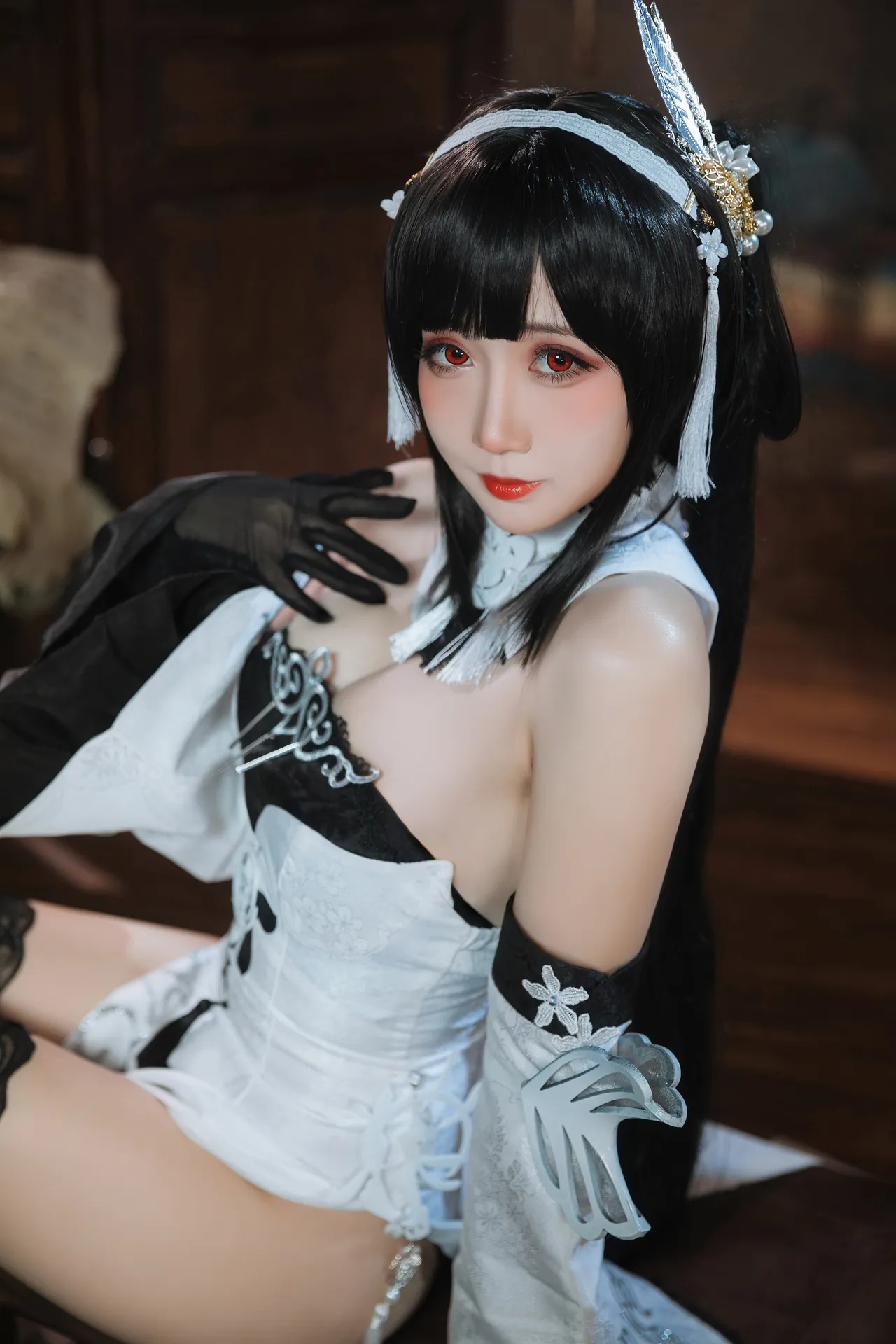 [焖焖碳 ] [23P - 179.87MB] 碧蓝航线 - 镇海 白黑礼服 - 图片 23