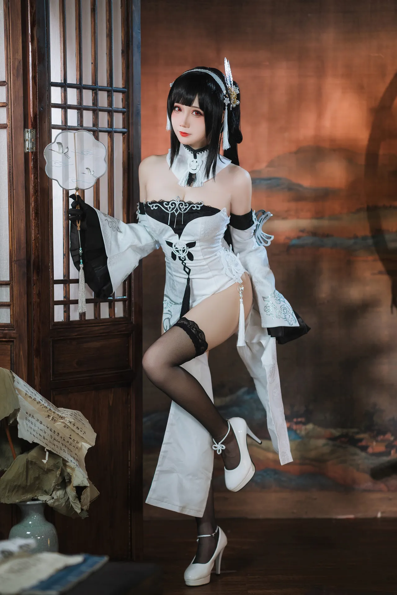 [焖焖碳 ] [23P - 179.87MB] 碧蓝航线 - 镇海 白黑礼服 - 图片 13