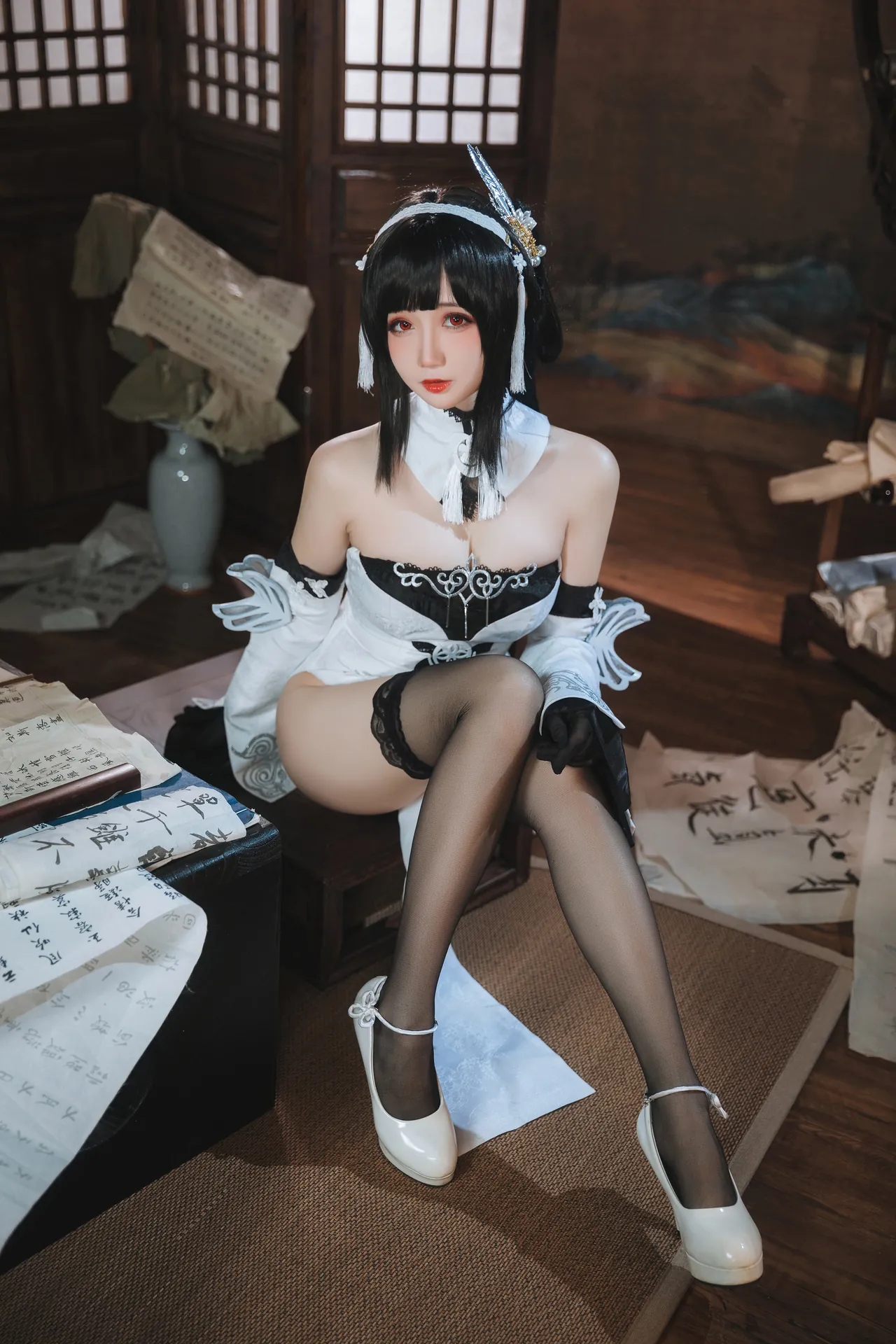 [焖焖碳 ] [23P - 179.87MB] 碧蓝航线 - 镇海 白黑礼服 - 图片 17