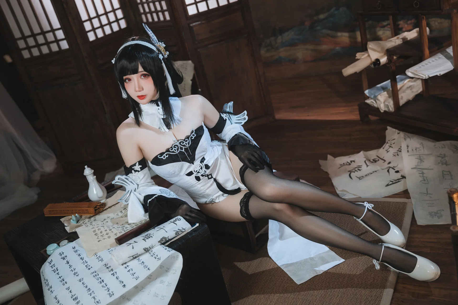 [焖焖碳 ] [23P - 179.87MB] 碧蓝航线 - 镇海 白黑礼服 - 图片 19