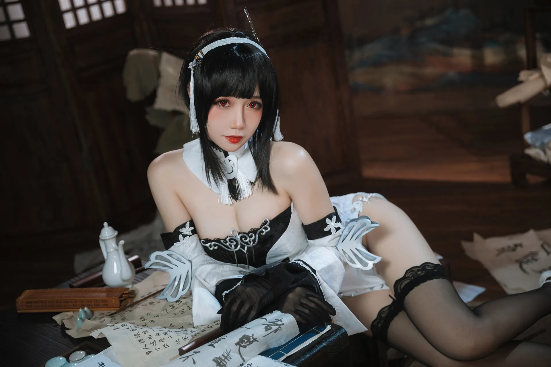 [焖焖碳 ] [23P - 179.87MB] 碧蓝航线 - 镇海 白黑礼服 - 图片 20