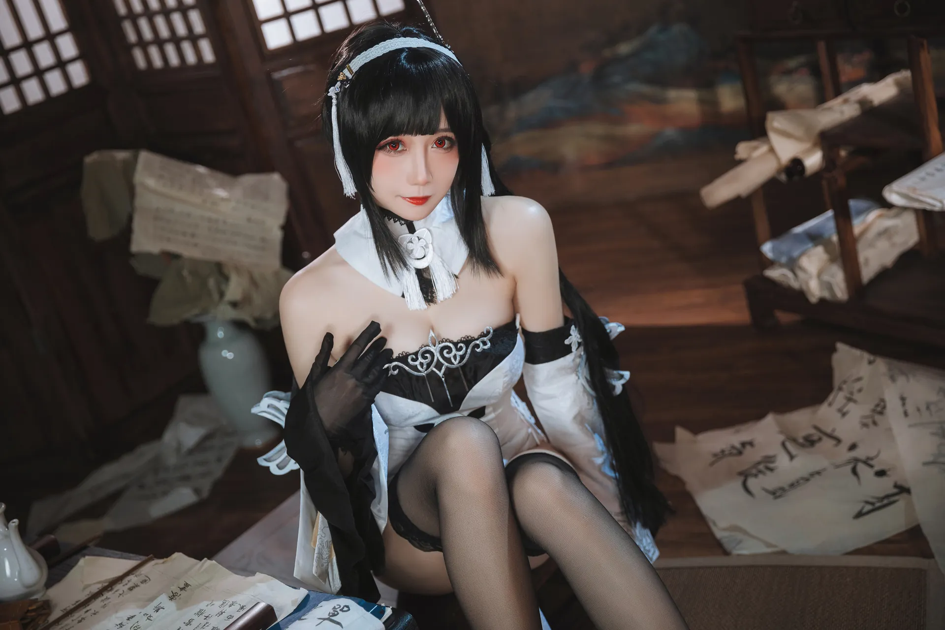 [焖焖碳 ] [23P - 179.87MB] 碧蓝航线 - 镇海 白黑礼服 - 图片 18