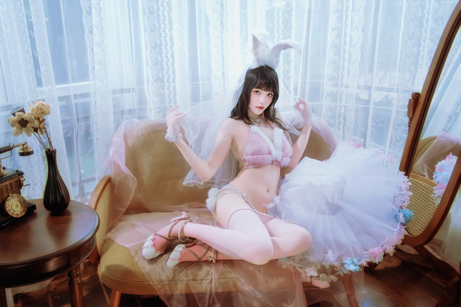 [桜桃喵] [54P+2V - 922.99MB] 写真 - 花嫁兔 - 图片 43