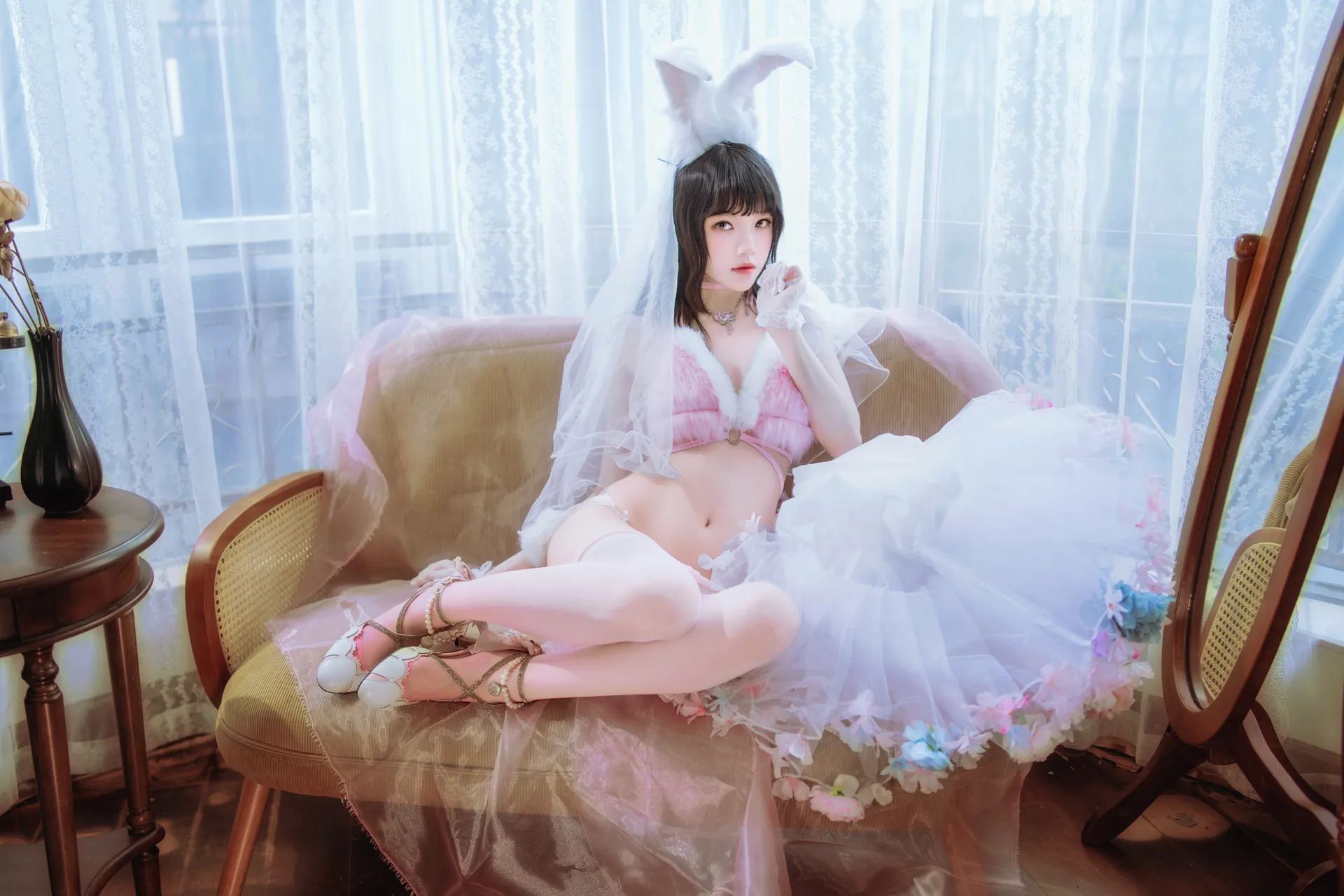 [桜桃喵] [54P+2V - 922.99MB] 写真 - 花嫁兔 - 图片 42