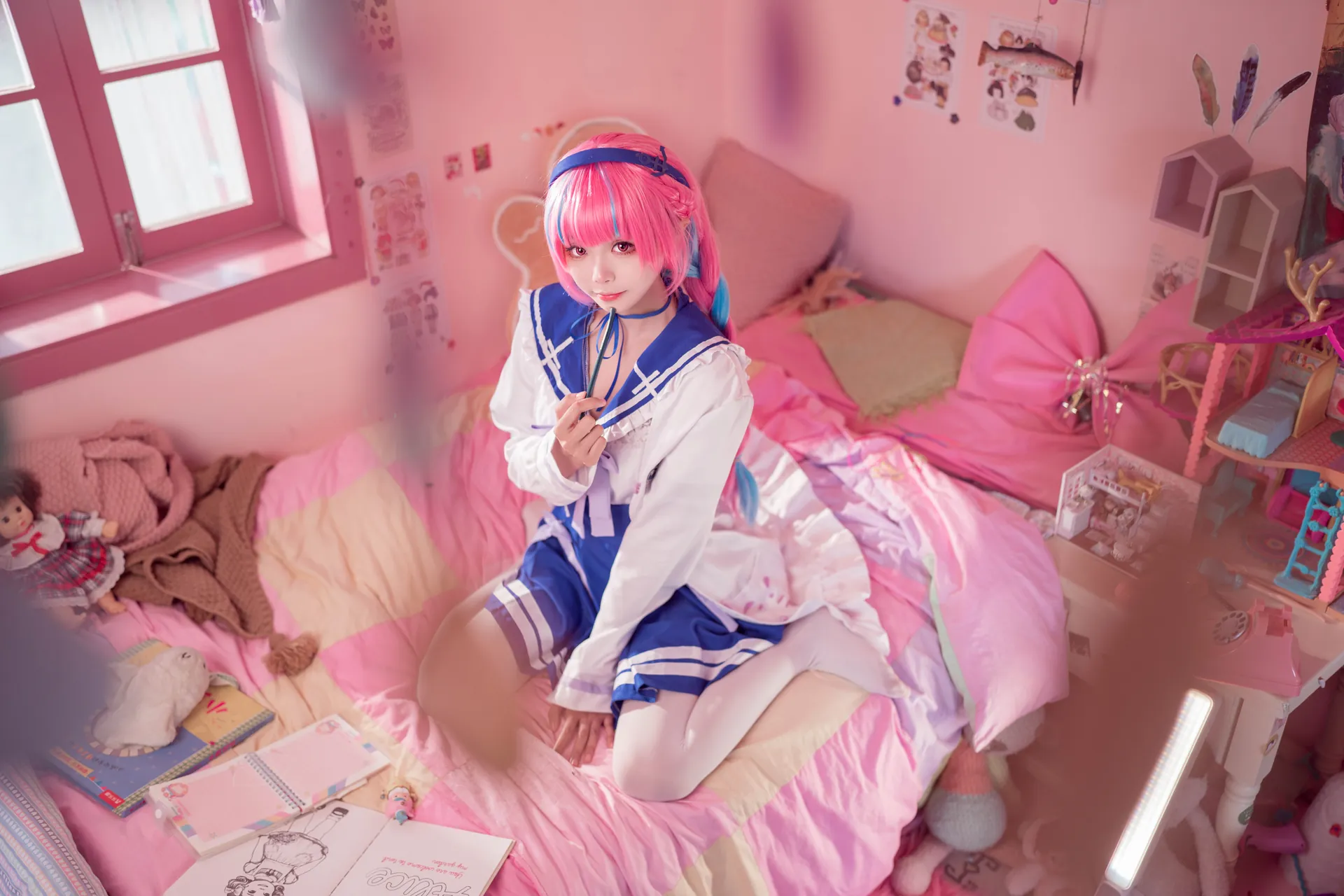 [艾西Aiwest] [55P - 485.11MB] Vtuber - 湊阿库娅 私服 - 图片 33