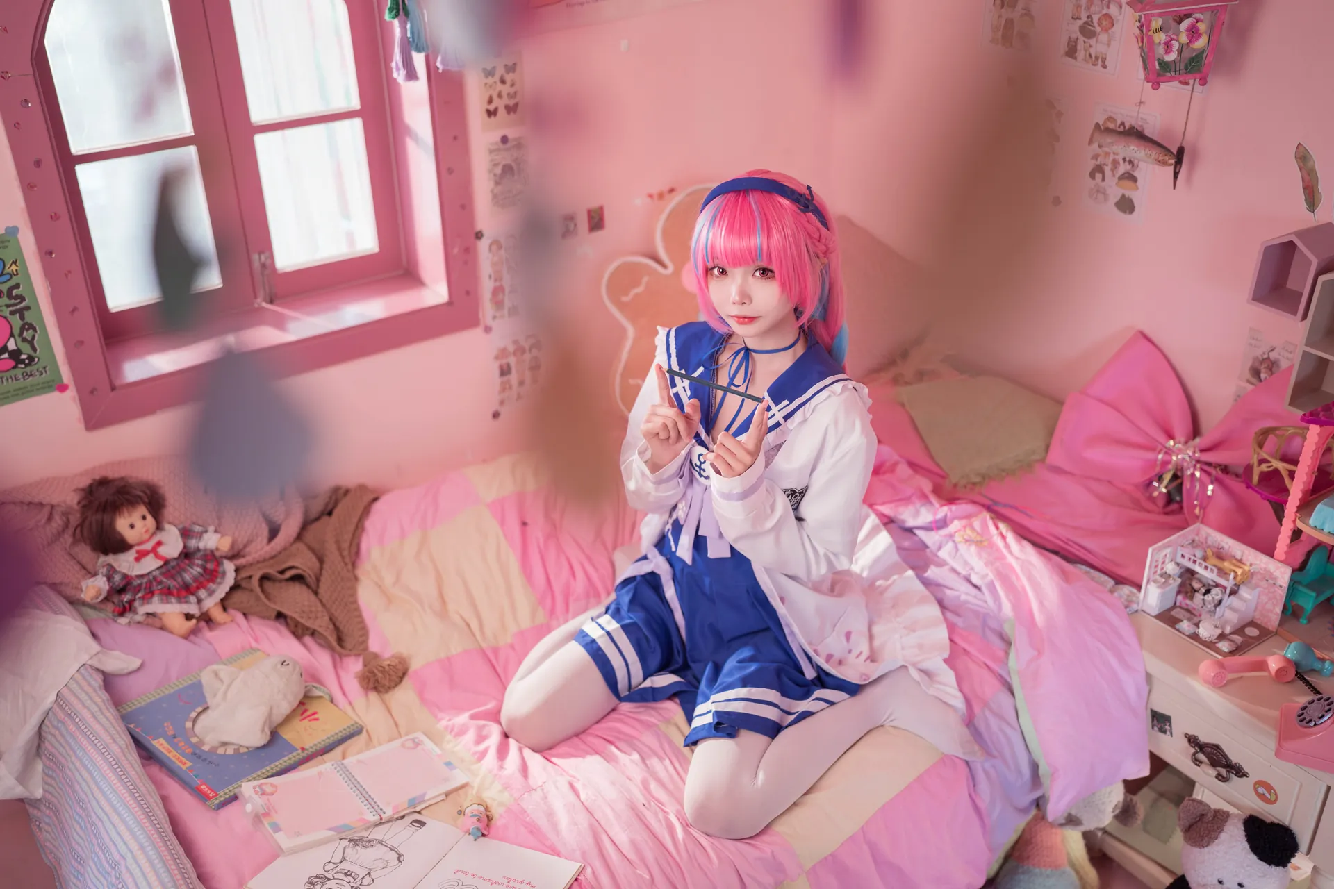 [艾西Aiwest] [55P - 485.11MB] Vtuber - 湊阿库娅 私服 - 图片 34