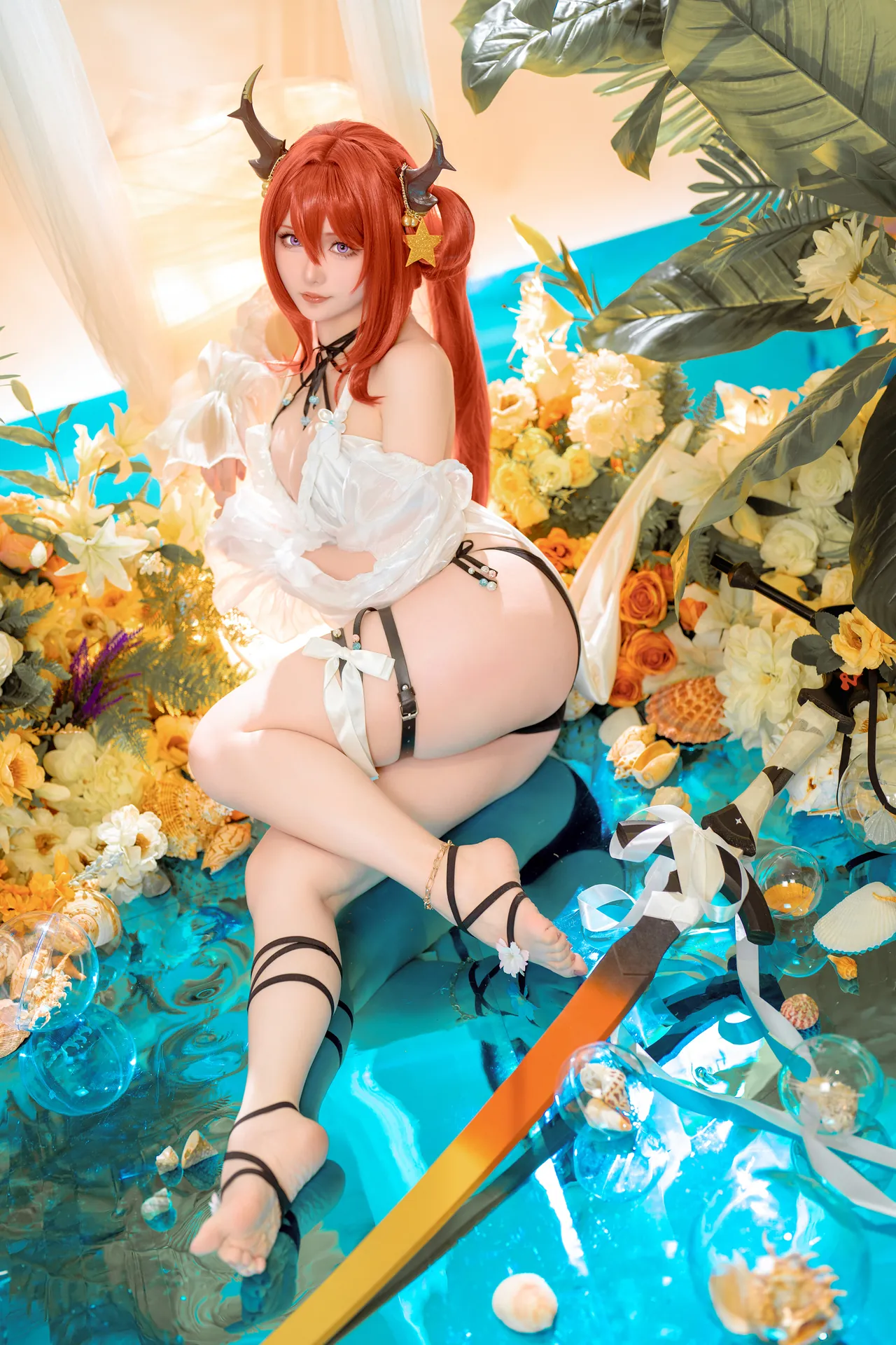 [星之迟迟] [349P - 2476.72MB] Cosplay - 明日方舟 心跳合集 - 图片 151