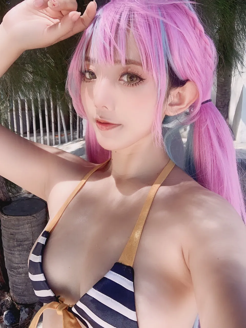 [Messie Huang] [34P - 61.57MB] Vtuber - 湊阿库娅 比基尼 - 图片 24