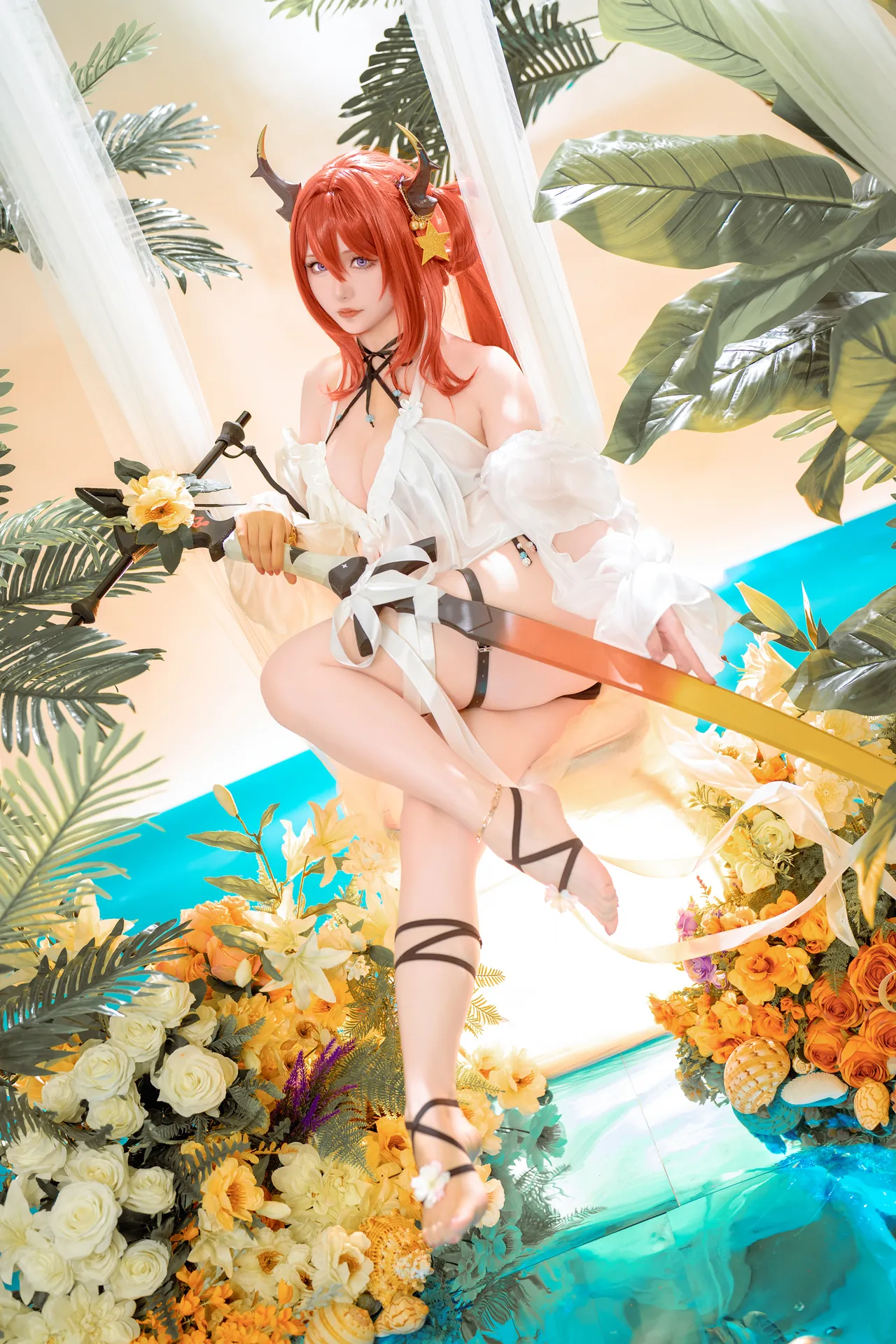 [星之迟迟] [349P - 2476.72MB] Cosplay - 明日方舟 心跳合集 - 图片 138