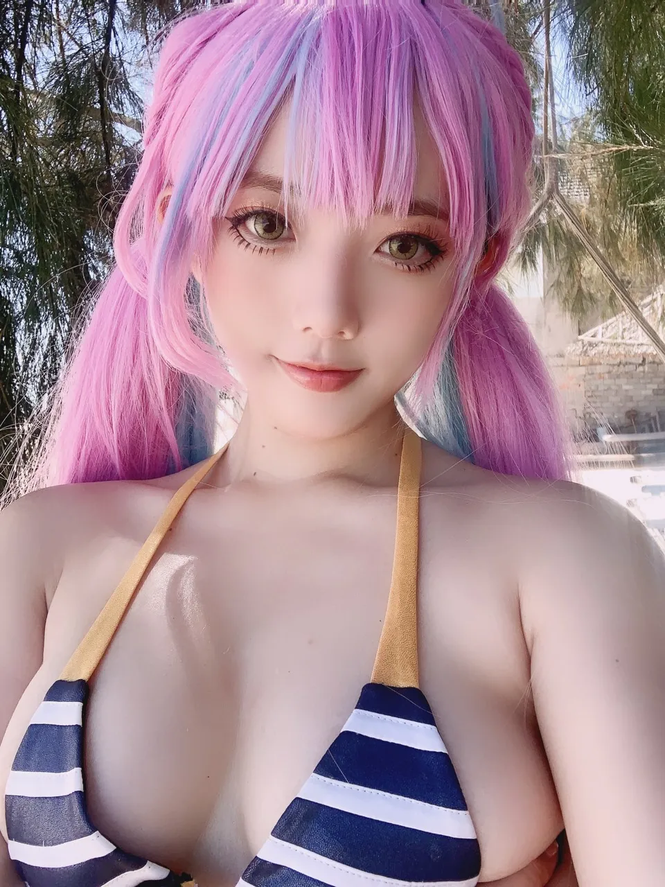 [Messie Huang] [34P - 61.57MB] Vtuber - 湊阿库娅 比基尼 - 图片 32