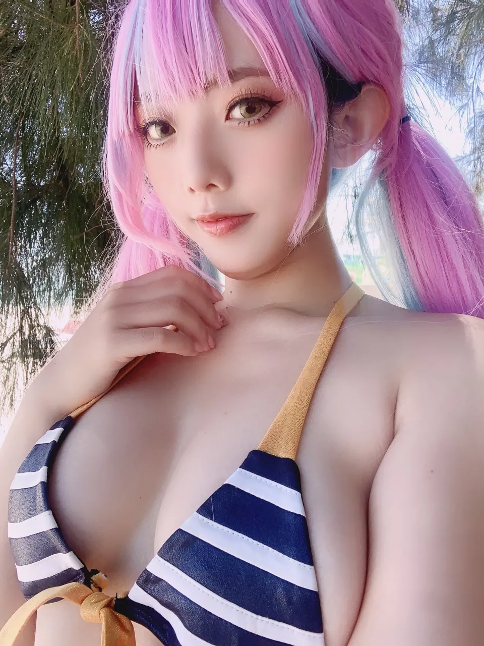 [Messie Huang] [34P - 61.57MB] Vtuber - 湊阿库娅 比基尼 - 图片 20