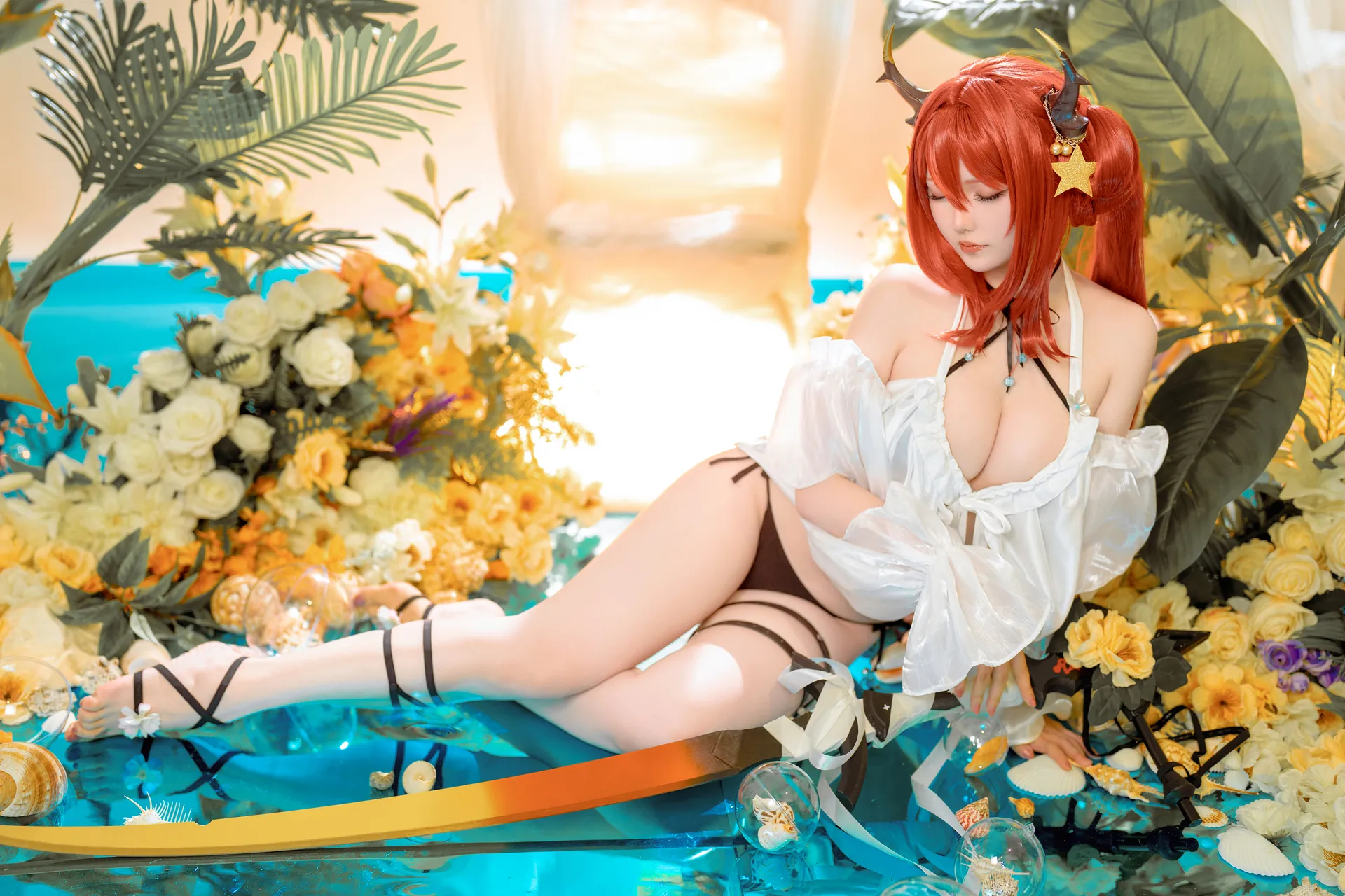 [星之迟迟] [349P - 2476.72MB] Cosplay - 明日方舟 心跳合集 - 图片 149