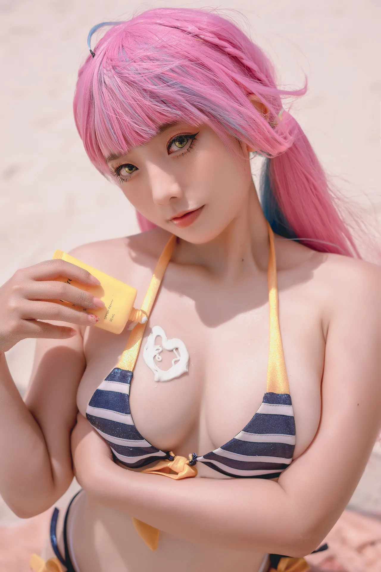 [Messie Huang] [34P - 61.57MB] Vtuber - 湊阿库娅 比基尼 - 图片 18