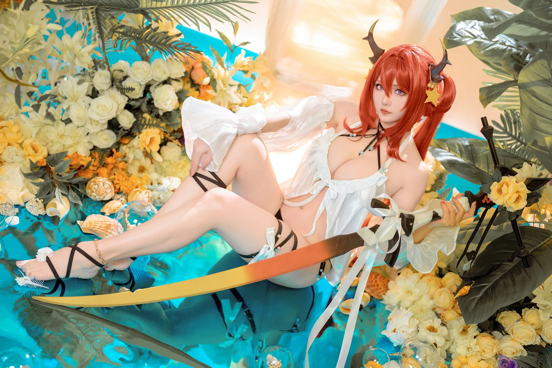 [星之迟迟] [349P - 2476.72MB] Cosplay - 明日方舟 心跳合集 - 图片 147