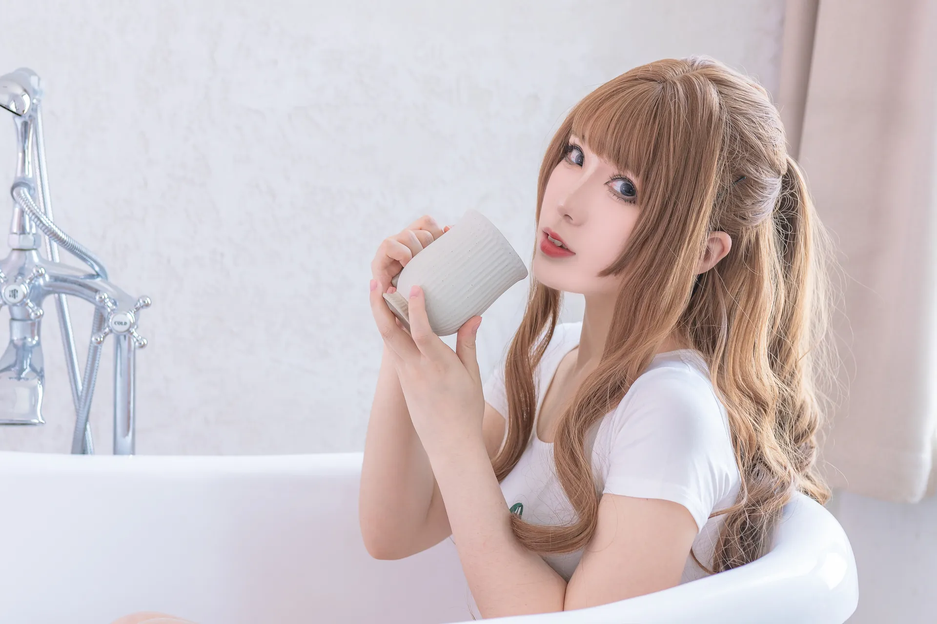 [羊大真人] [34P - 298.22MB] 写真 - 白色樱桃体操服 - 图片 29