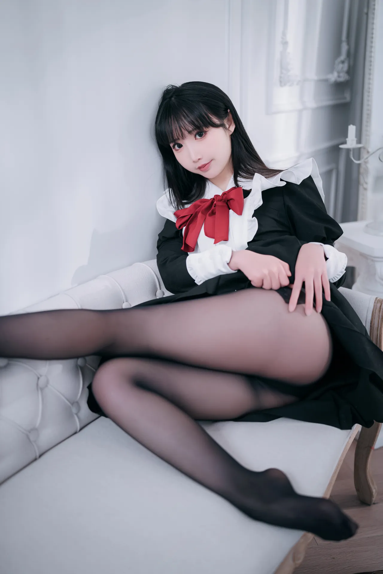 [面饼仙儿] [30P - 232.86MB] 写真 - 红高跟女仆 - 图片 20