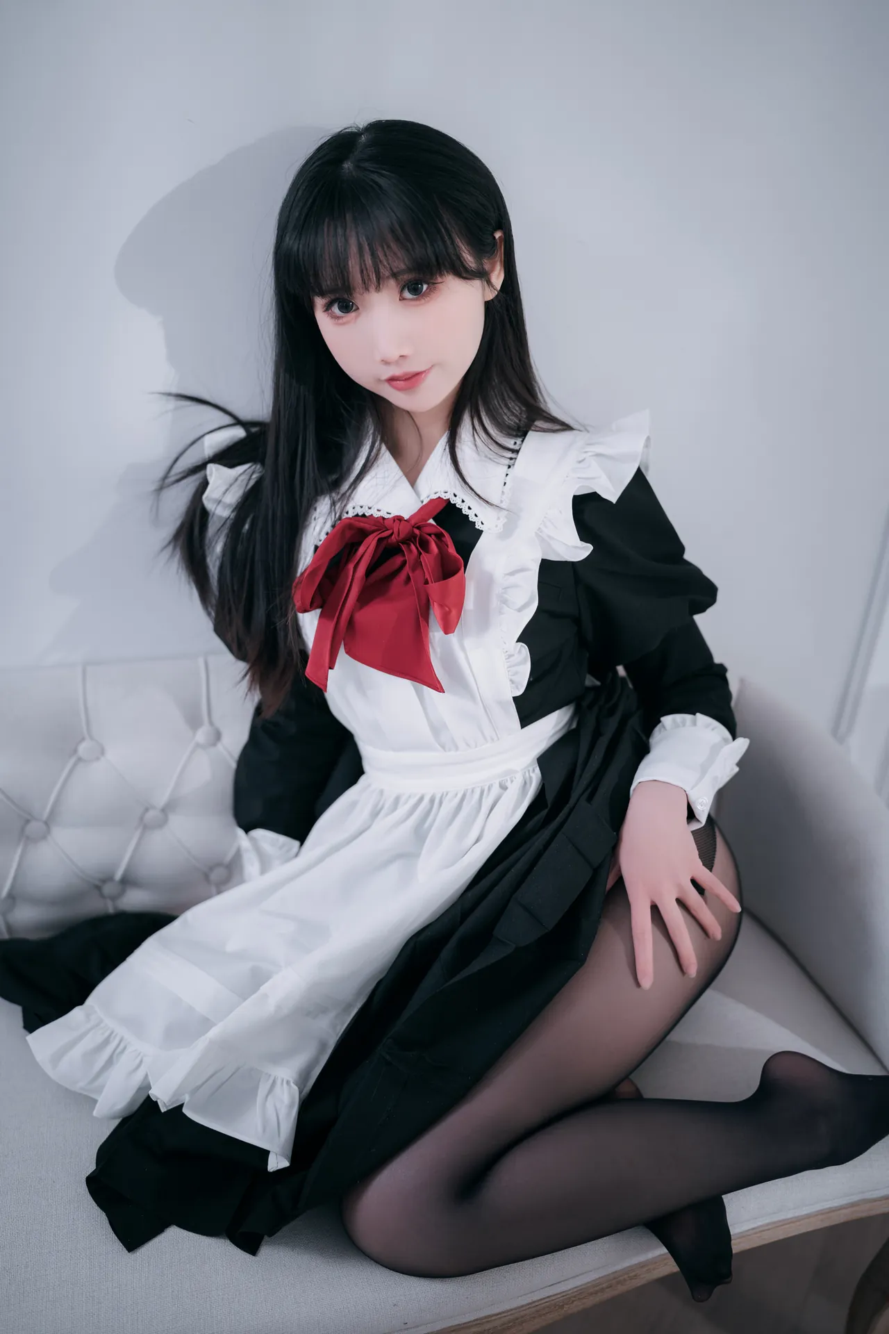 [面饼仙儿] [30P - 232.86MB] 写真 - 红高跟女仆 - 图片 14