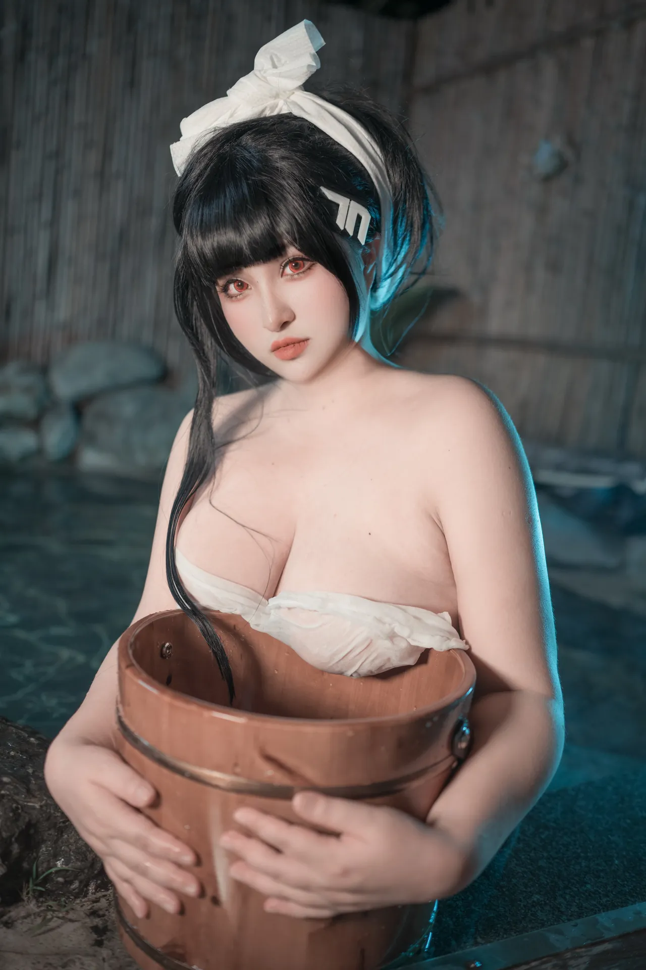 [夏鸽鸽不想起床] [46P+1V - 852.92MB] Cosplay - 温泉假日-6
