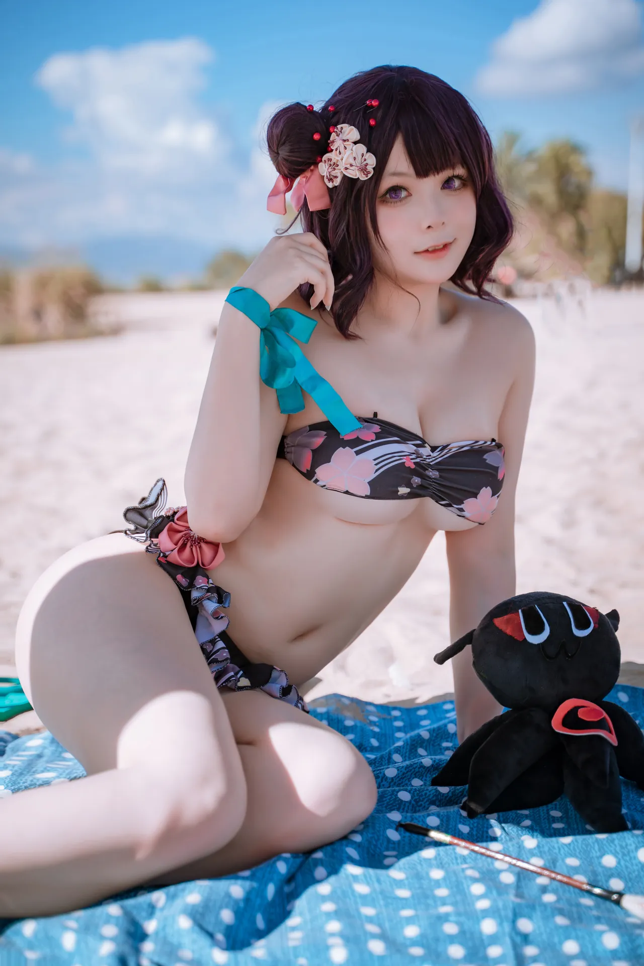 [百合欧皇子] [21P - 172.18MB] Cosplay - 沙滩-10