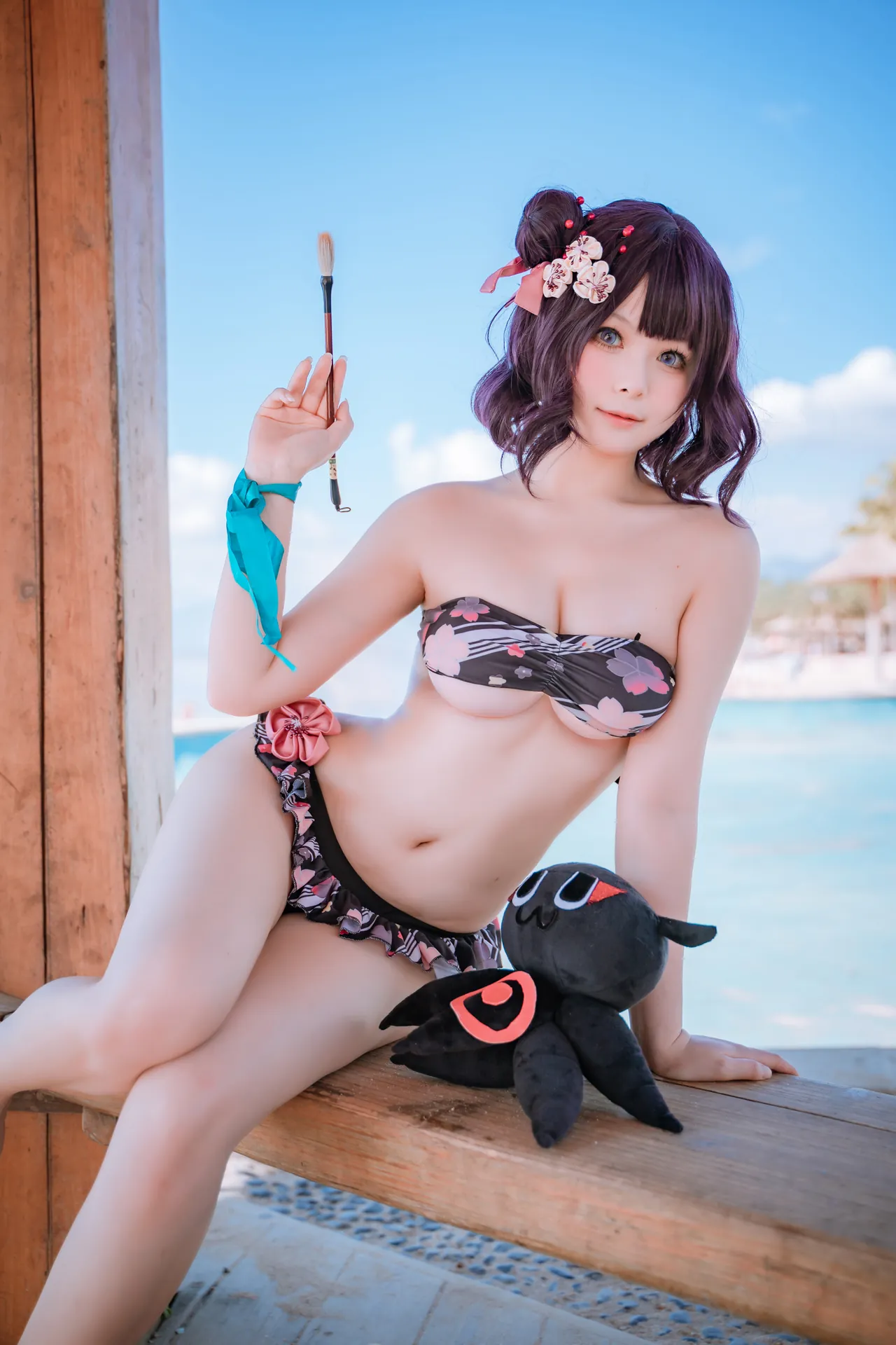 [百合欧皇子] [21P - 172.18MB] Cosplay - 沙滩