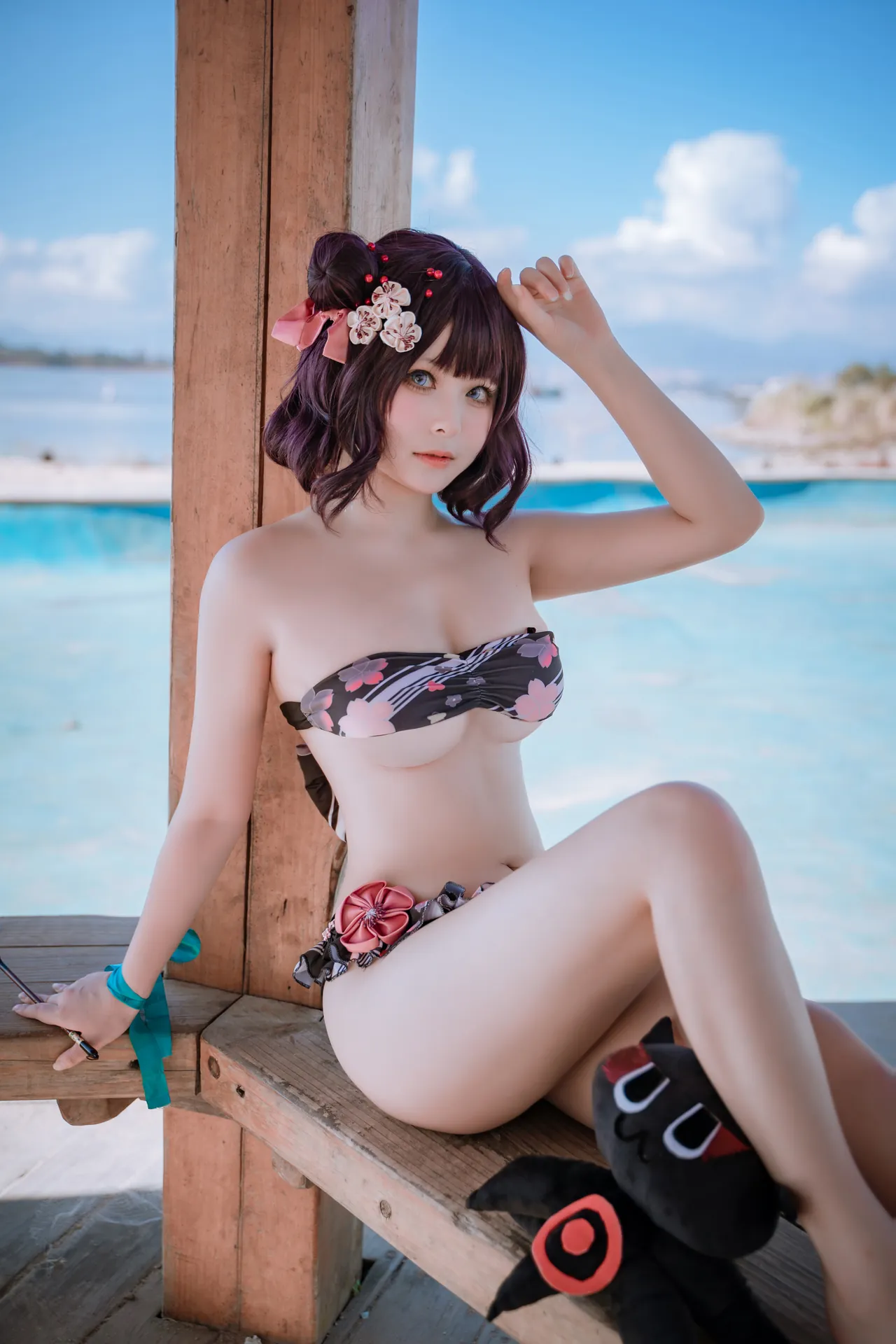 [百合欧皇子] [21P - 172.18MB] Cosplay - 沙滩-3
