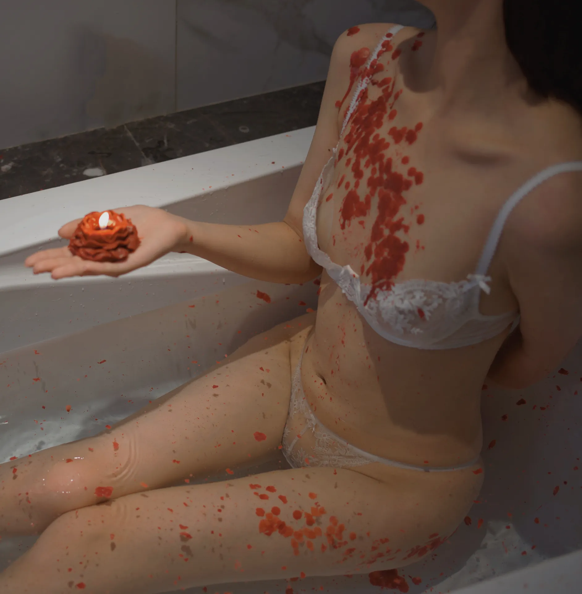 [禅院熏] [23P - 161.68MB] 写真 - 蜡烛-1