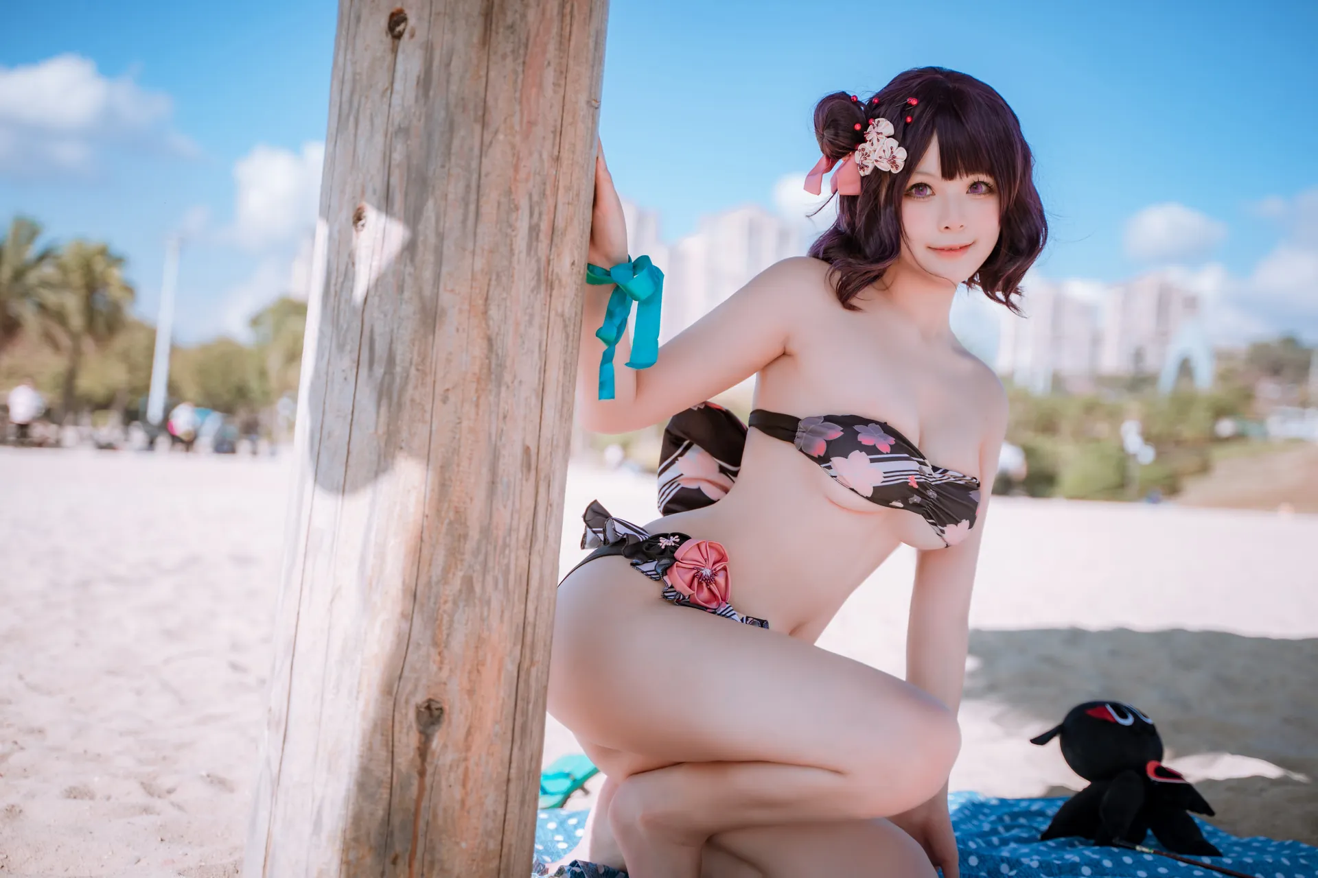 [百合欧皇子] [21P - 172.18MB] Cosplay - 沙滩-11