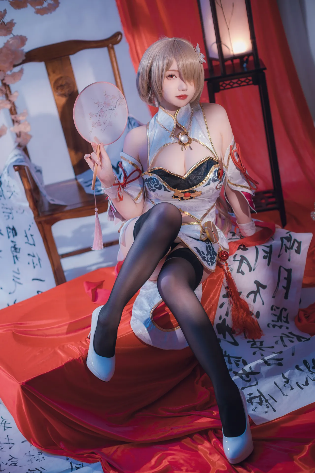 [雪晴Astra] [56P+5V - 390.85MB] 崩坏3 - 丽塔 浣溪沙旗袍 - 图片 16