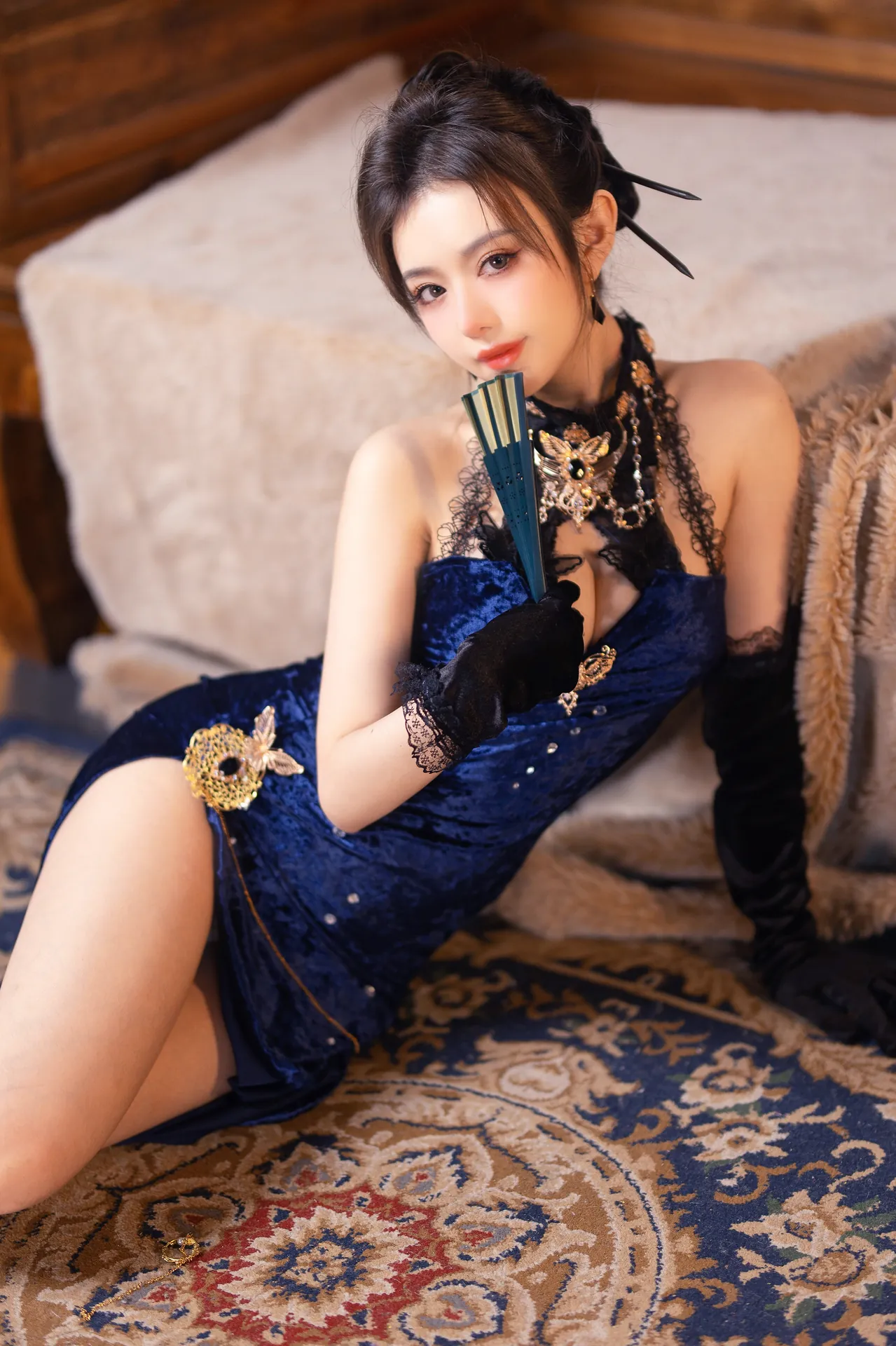 [Shika小鹿鹿] [24P+2V - 310.87MB] 写真 -  烽火经年 旗袍 - 图片 18