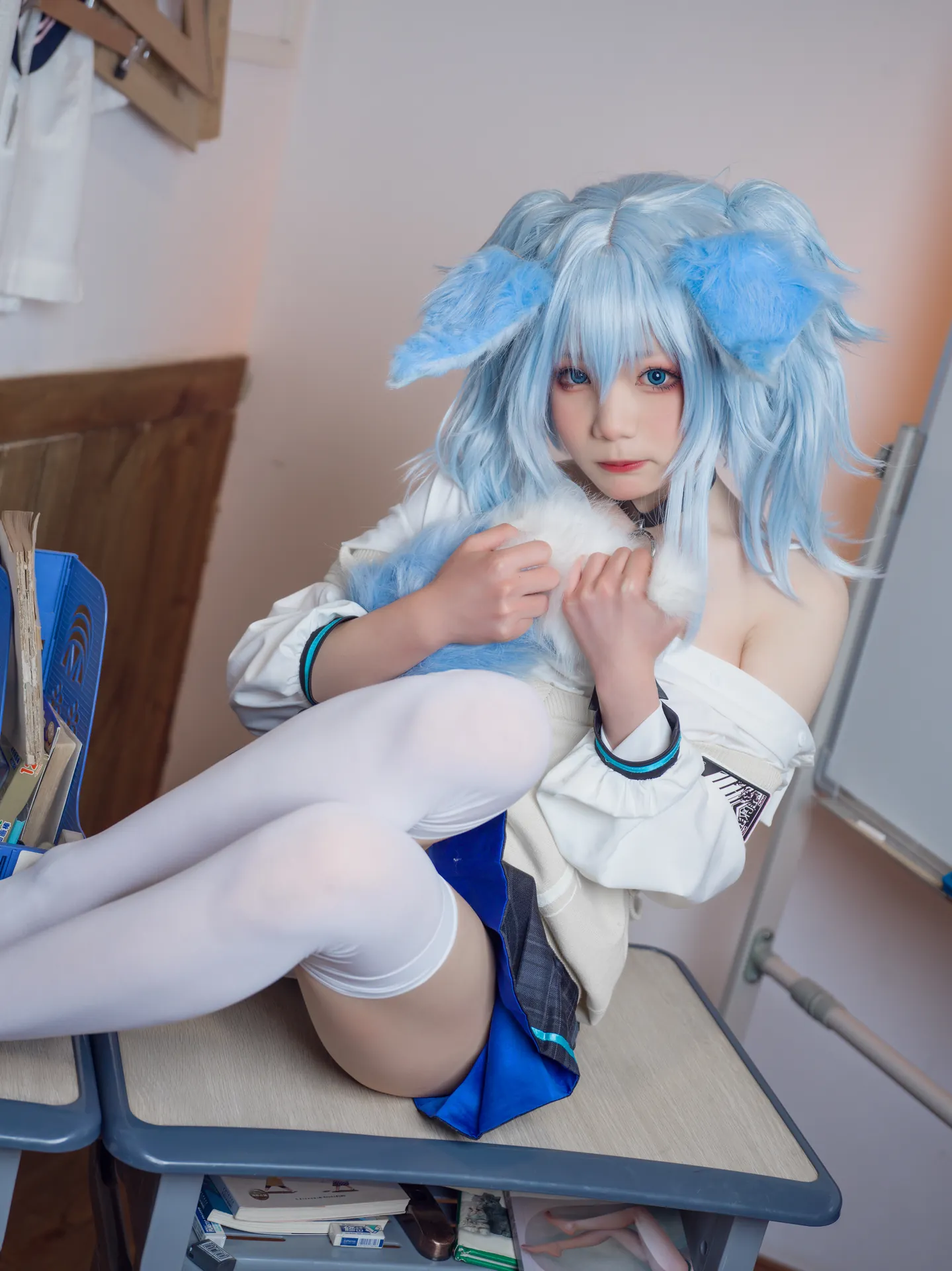 [铁打萌萌moi] [38P - 524.11MB] 少女前线 - PA-15 校服 - 图片 38