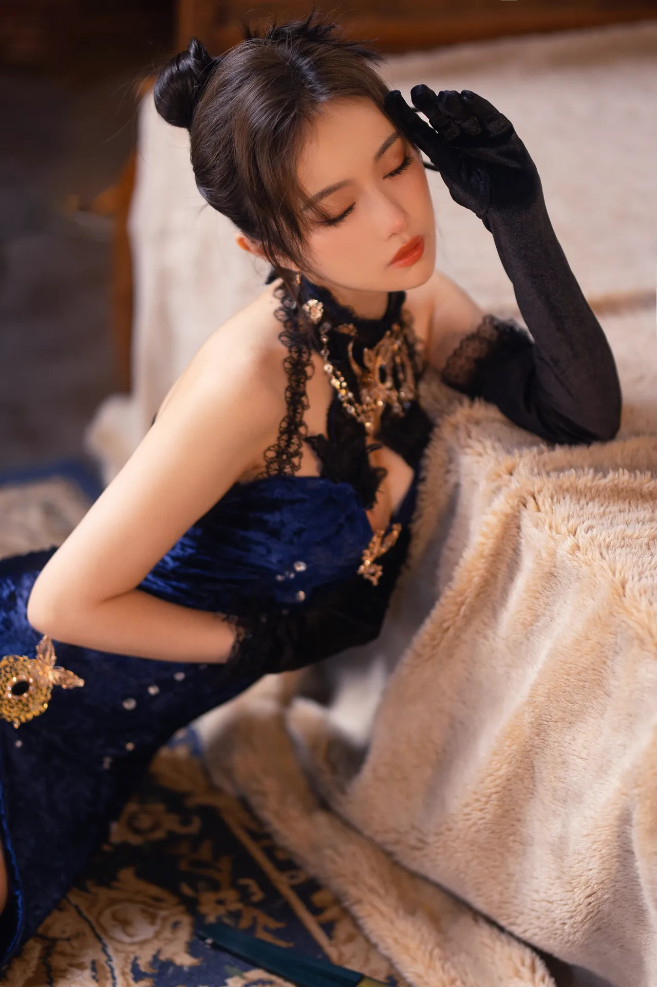 [Shika小鹿鹿] [24P+2V - 310.87MB] 写真 -  烽火经年 旗袍 - 图片 17
