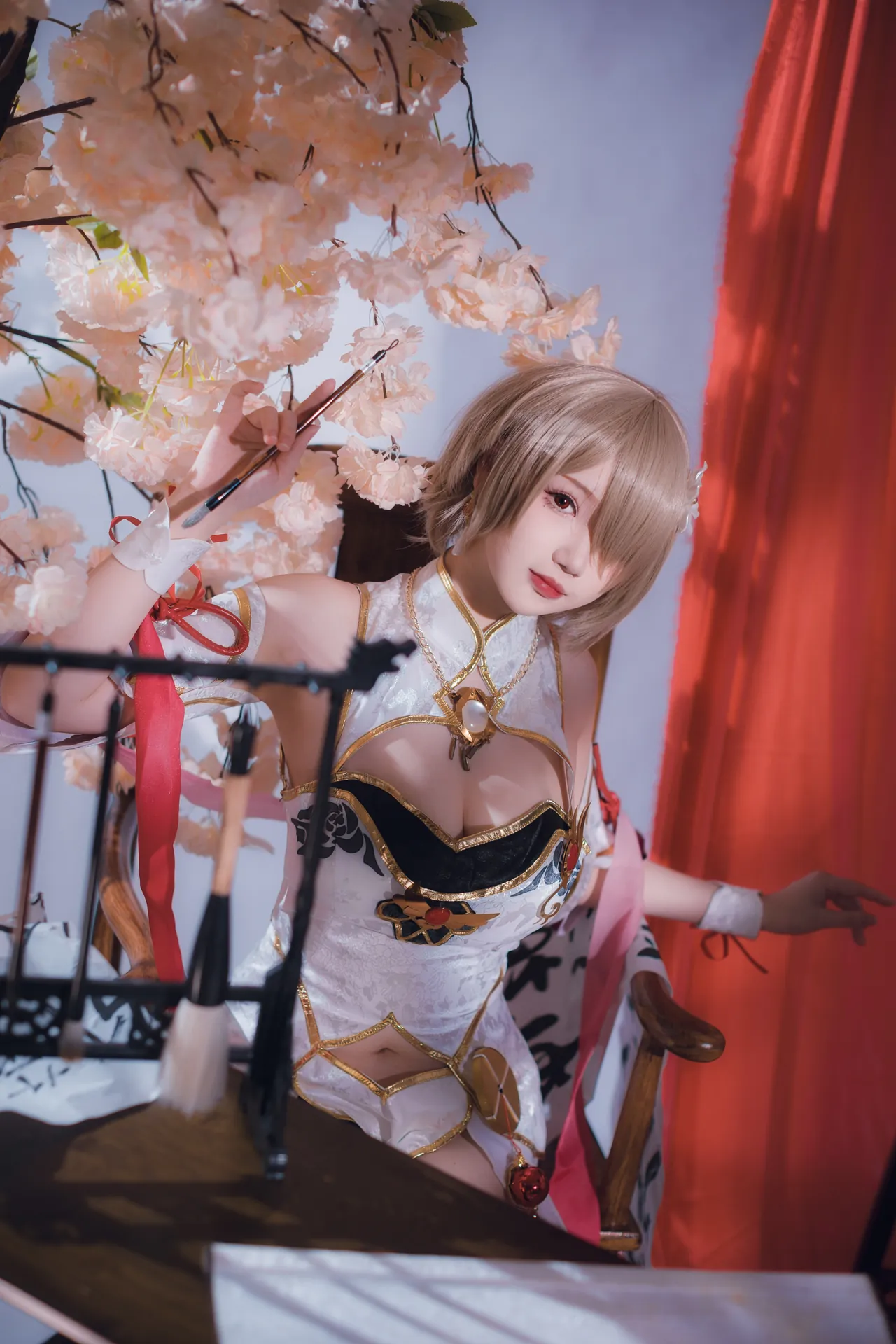 [雪晴Astra] [56P+5V - 390.85MB] 崩坏3 - 丽塔 浣溪沙旗袍 - 图片 30