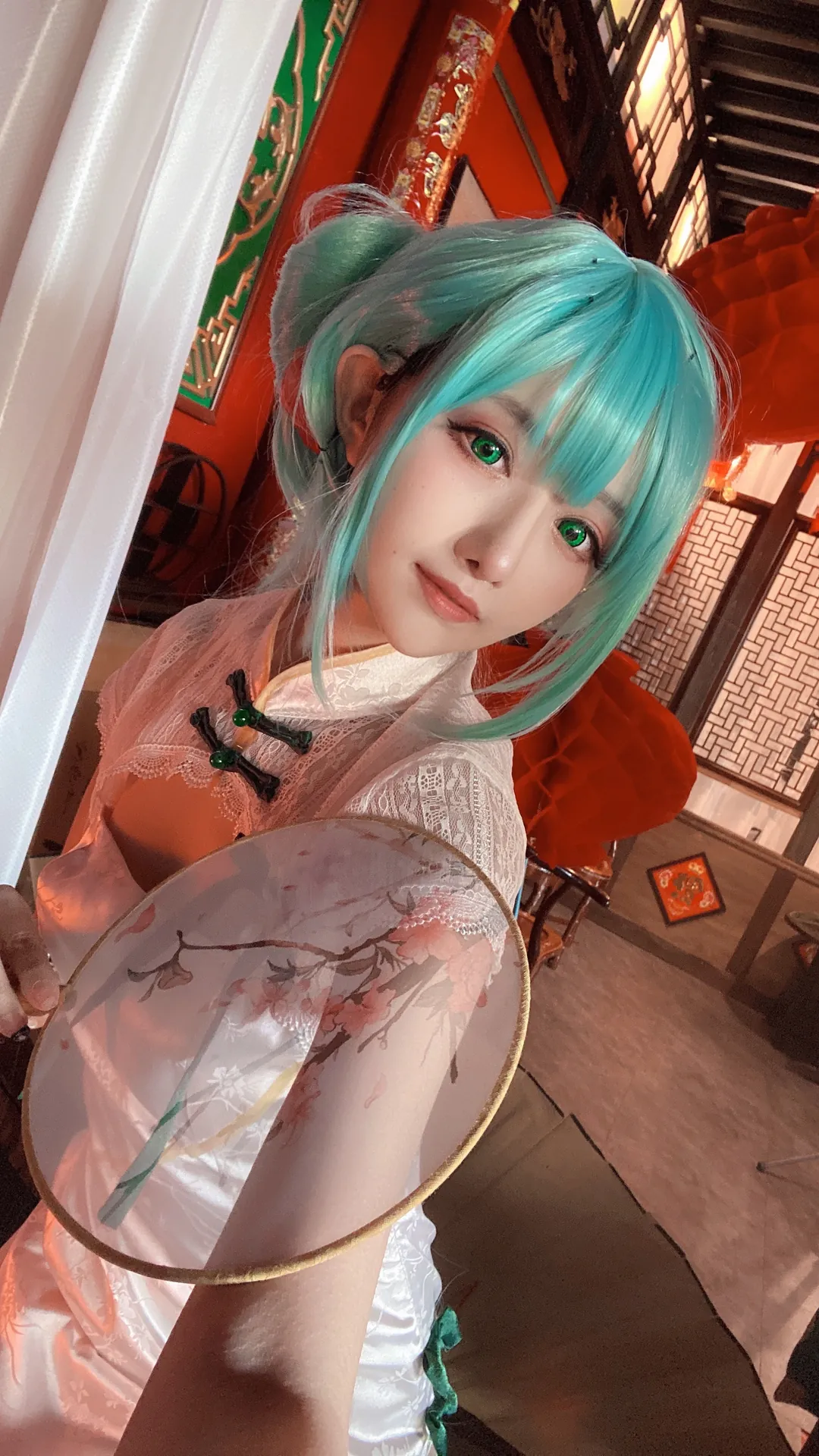 [Shika小鹿鹿] [13P+2V - 67.06MB] VOCALOID - 初音未来 韶华旗袍 - 图片 13