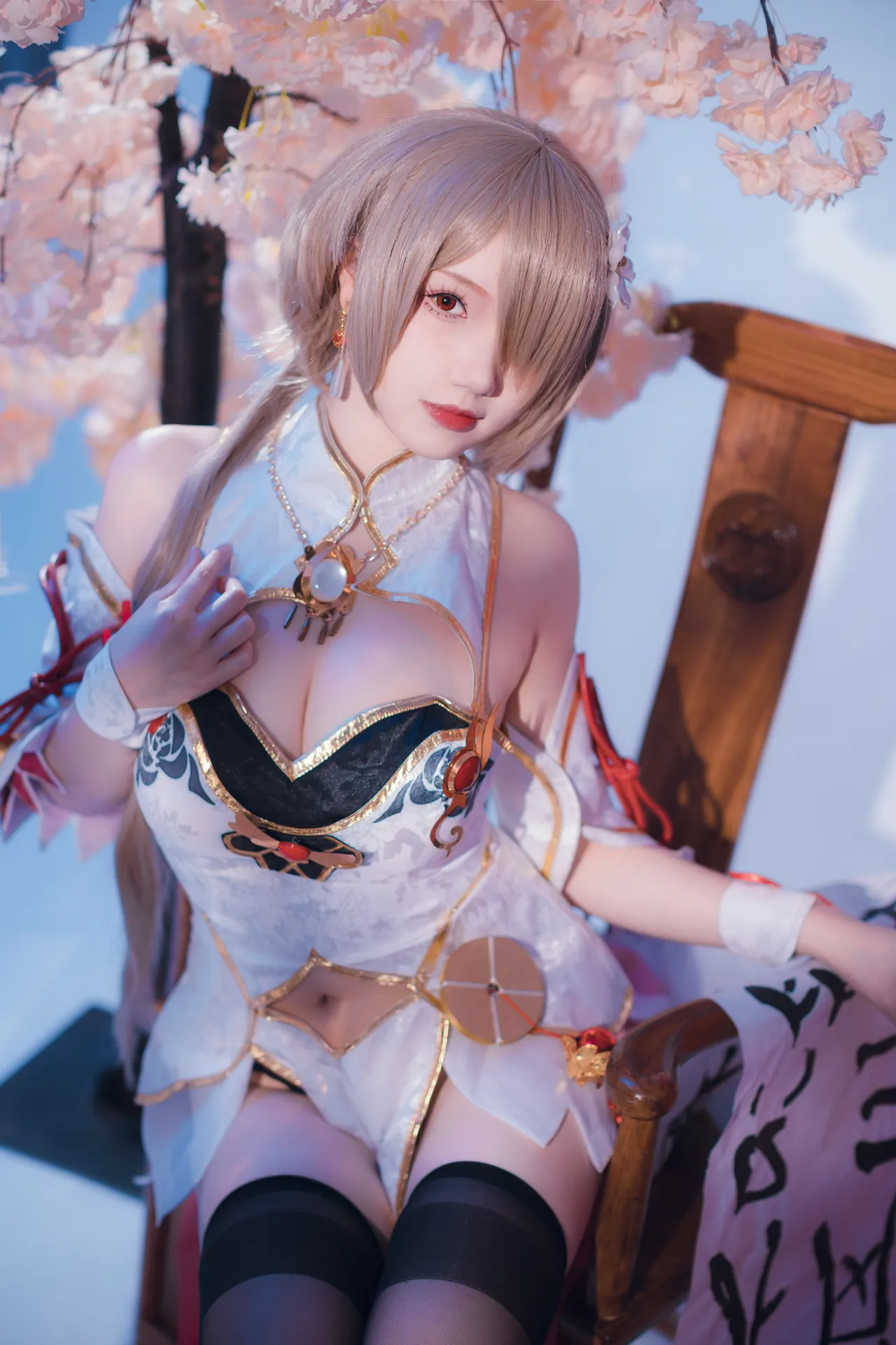 [雪晴Astra] [56P+5V - 390.85MB] 崩坏3 - 丽塔 浣溪沙旗袍 - 图片 25