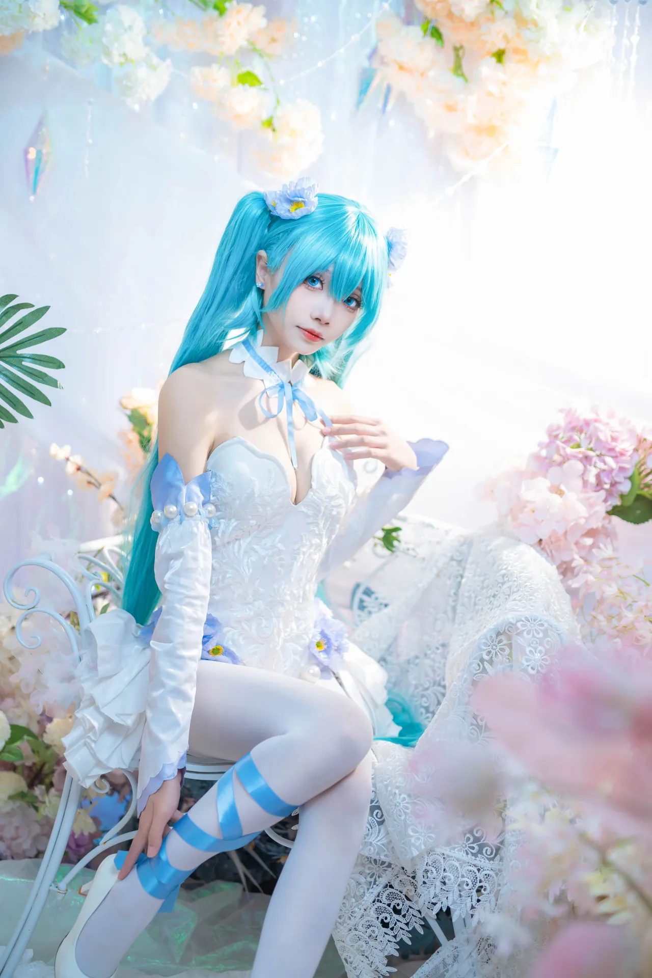 [艾西Aiwest] [42P - 125.5MB] VOCALOID - 初音未来 粉蝶花 - 图片 25