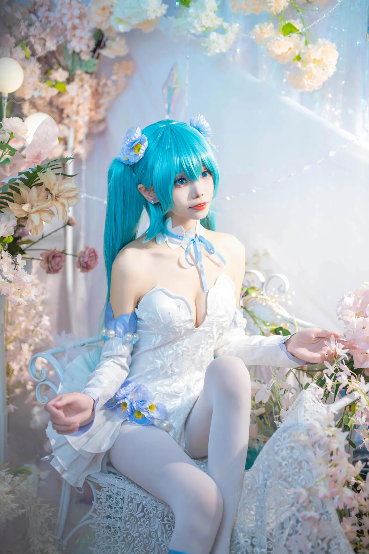[艾西Aiwest] [42P - 125.5MB] VOCALOID - 初音未来 粉蝶花 - 图片 31