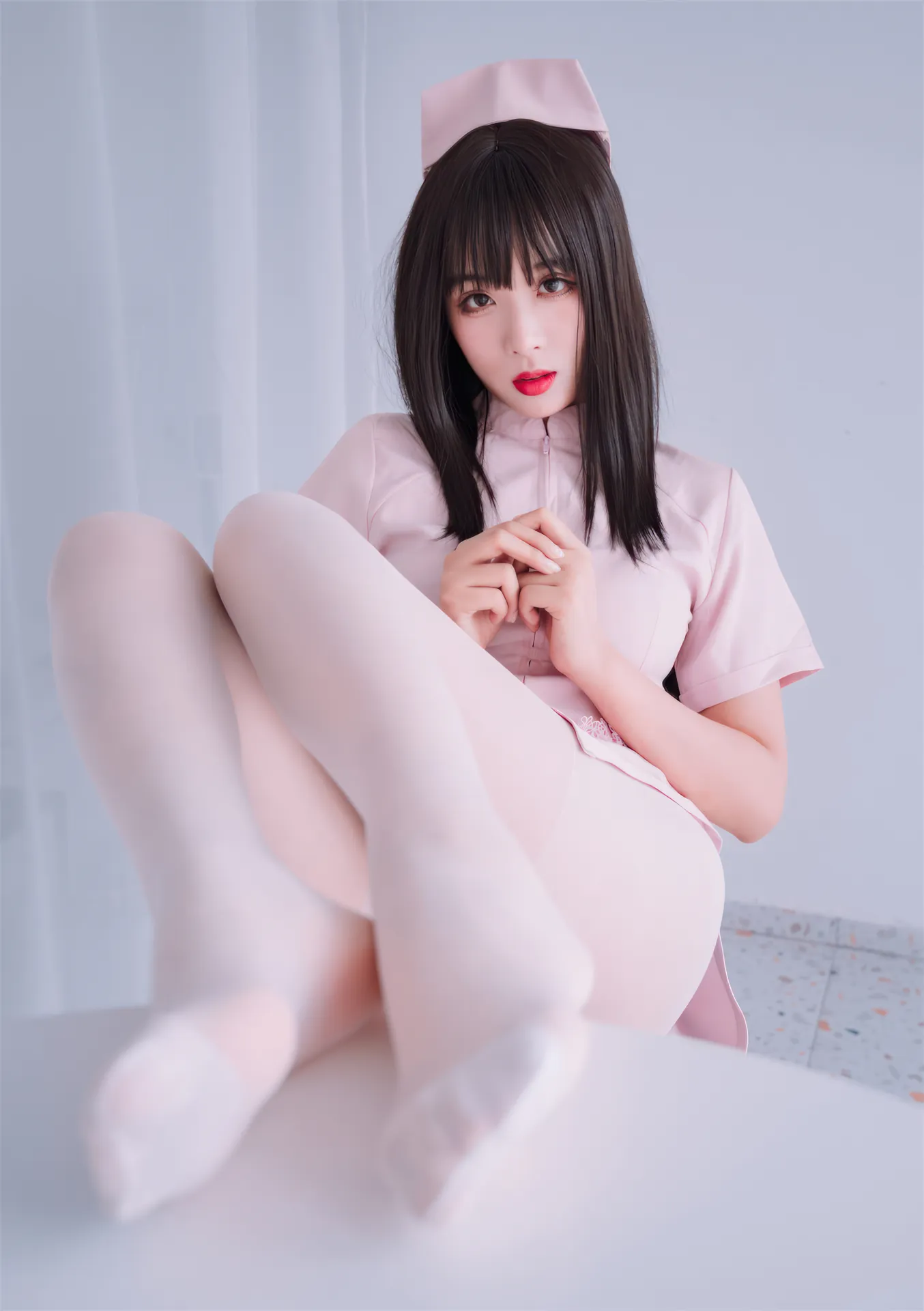 [轩萧学姐] [59P+1V - 1139.67MB] 写真 - 粉色护士 - 图片 46