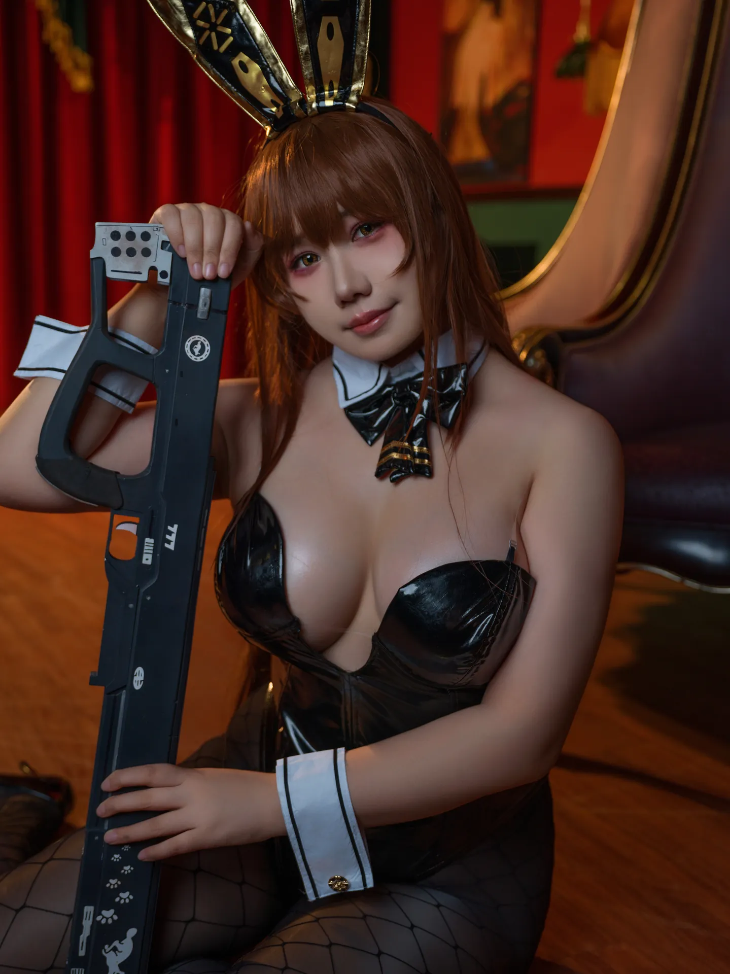 [麻花酱] [29P+1V - 331.17MB] Cosplay - 黑兔 - 图片 26