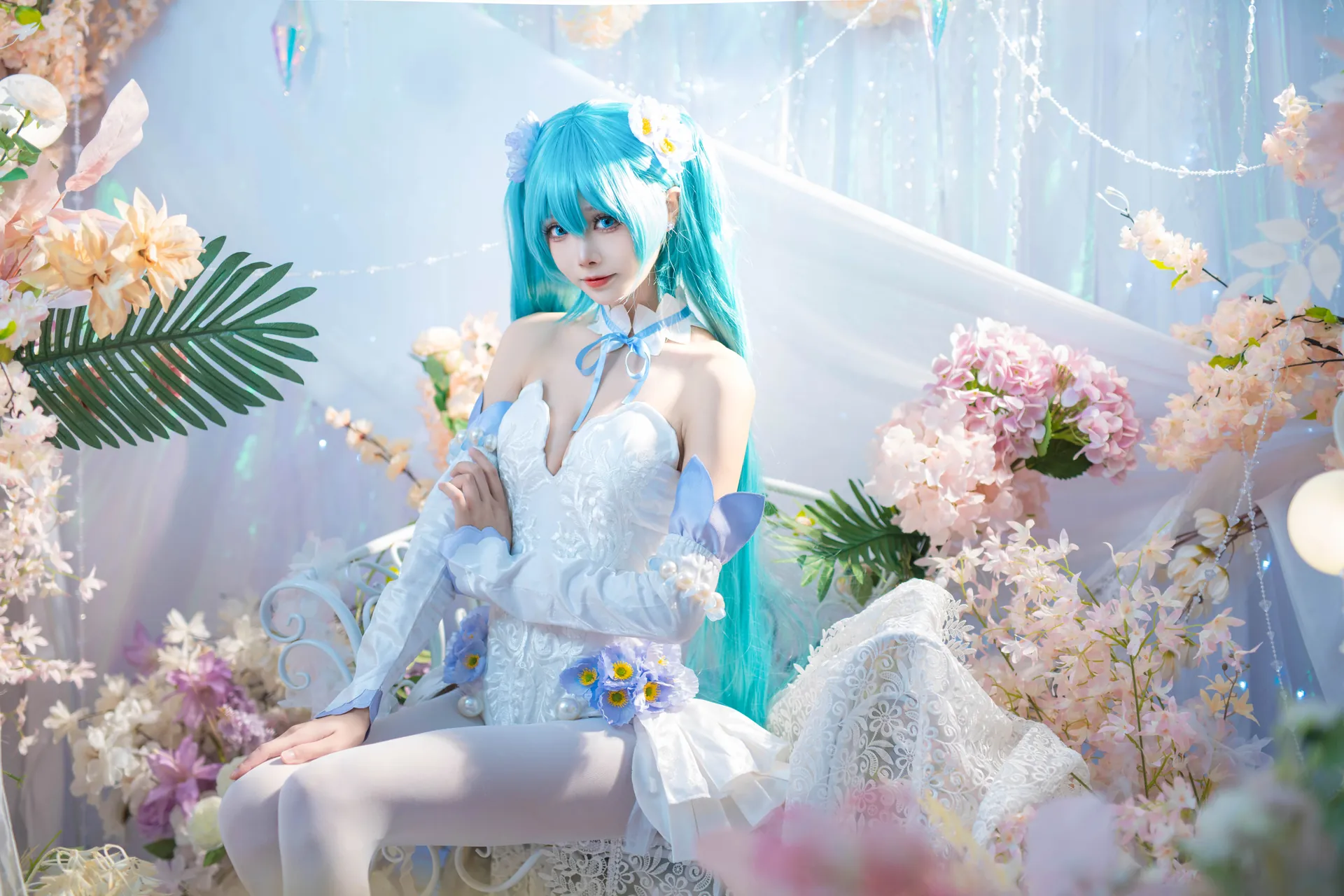 [艾西Aiwest] [42P - 125.5MB] VOCALOID - 初音未来 粉蝶花 - 图片 18