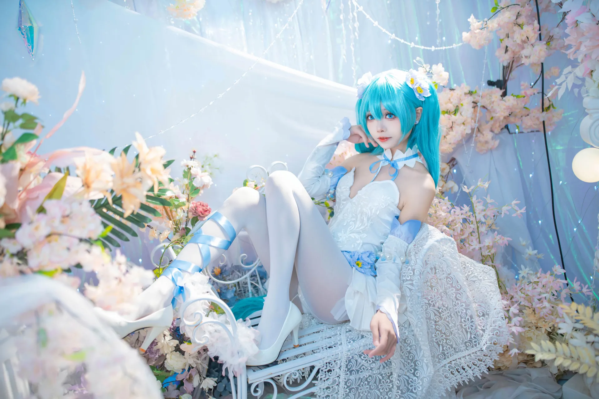 [艾西Aiwest] [42P - 125.5MB] VOCALOID - 初音未来 粉蝶花 - 图片 20
