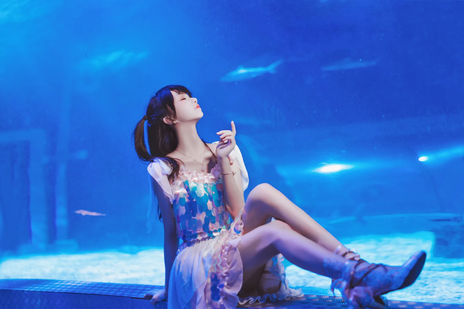 [桜桃喵] [15P - 115.01MB] 写真 - 水族馆 - 图片 15