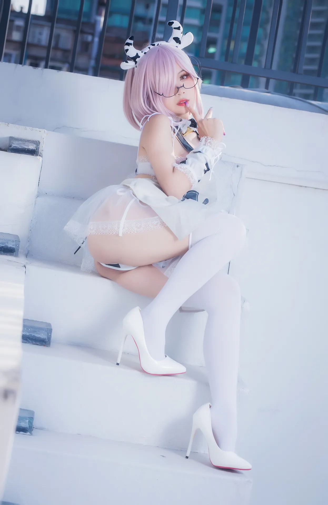 [末夜787] [64P+4V - 1694.11MB] Cosplay - 牛牛厨娘 - 图片 17